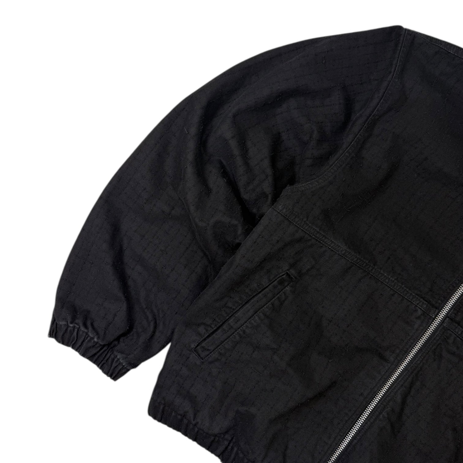 Stussy Work Canvas Needle Punch Jacket Black