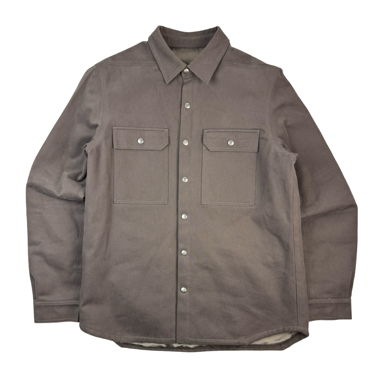 Rick Owens Strobe Pocket Shirt Jacket Dust