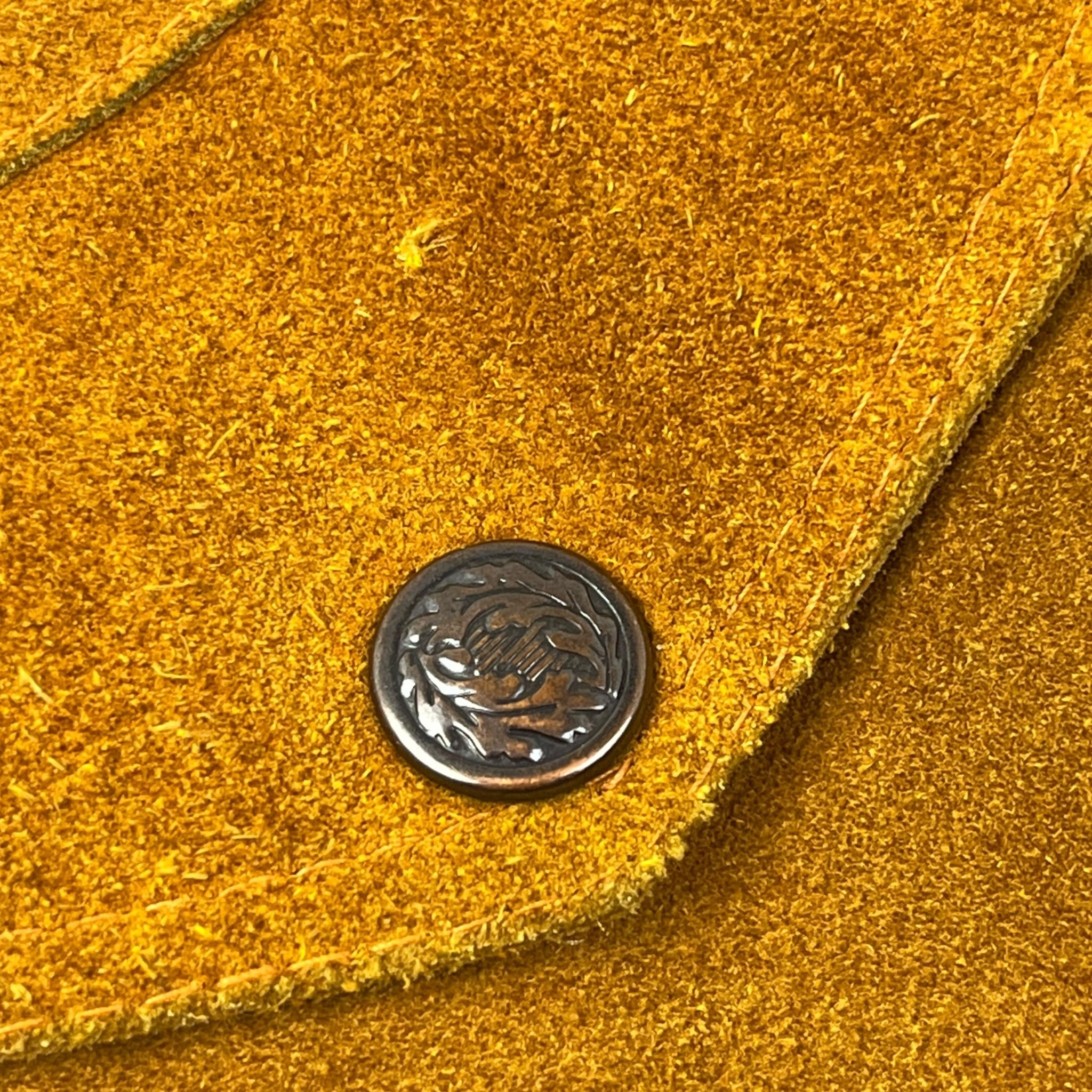 Vintage Suede Jacket Dark Mustard