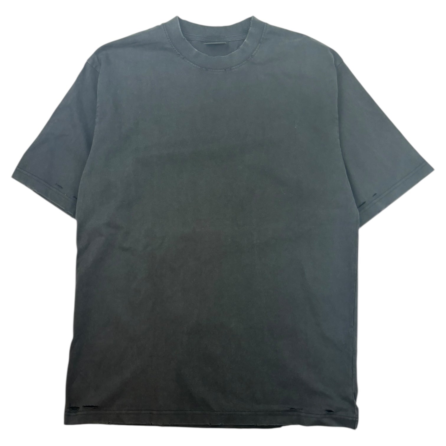 Balenciaga Oversized Painted Logo T-Shirt Black