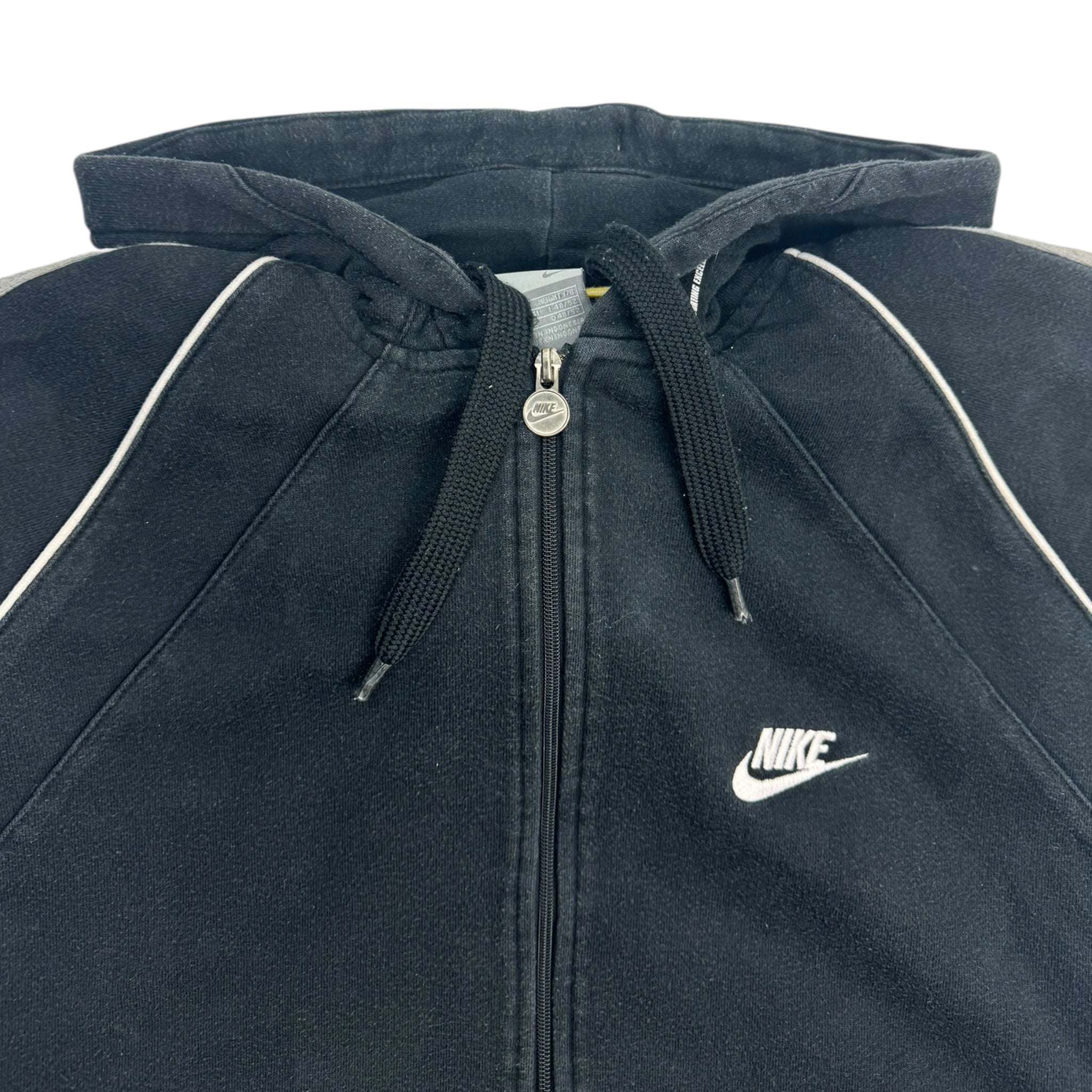 Vintage Y2K Nike Zip Up Hoodie Black