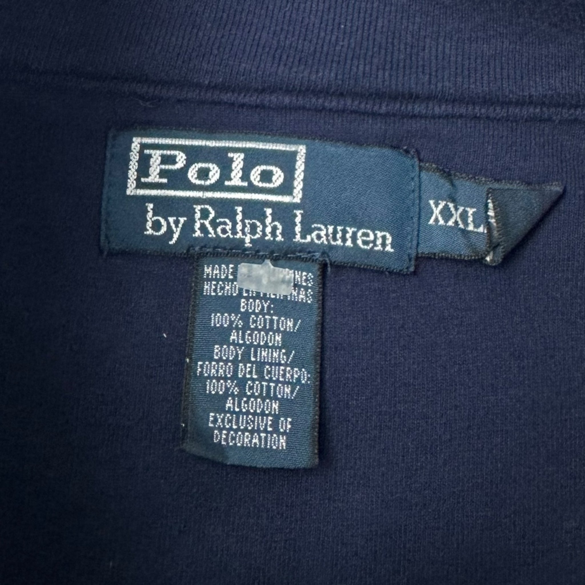 Vintage Polo Ralph Lauren Pocketed Sweater Navy