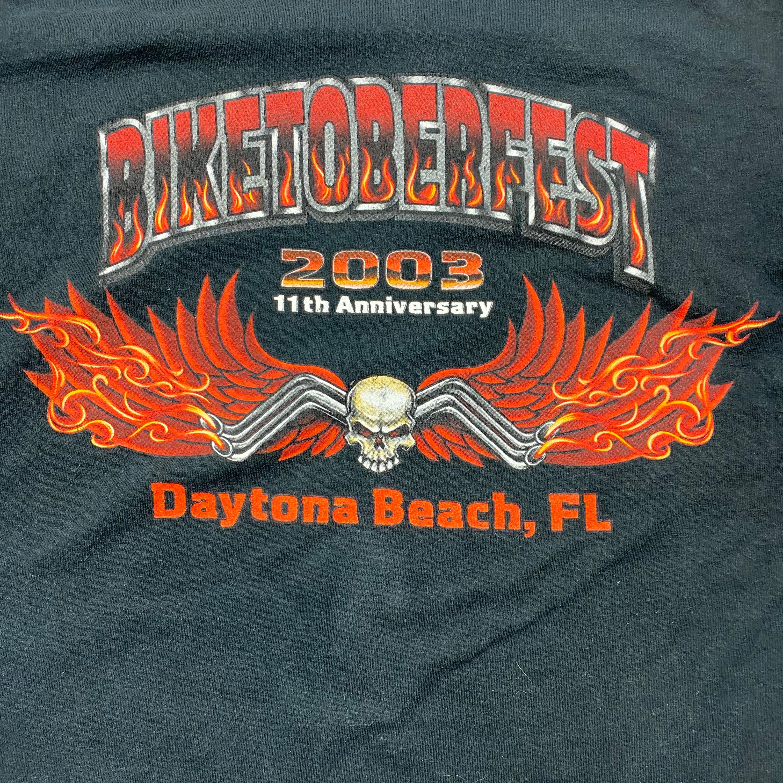 2003 Biketober Fest Harley Davidson Tee Black