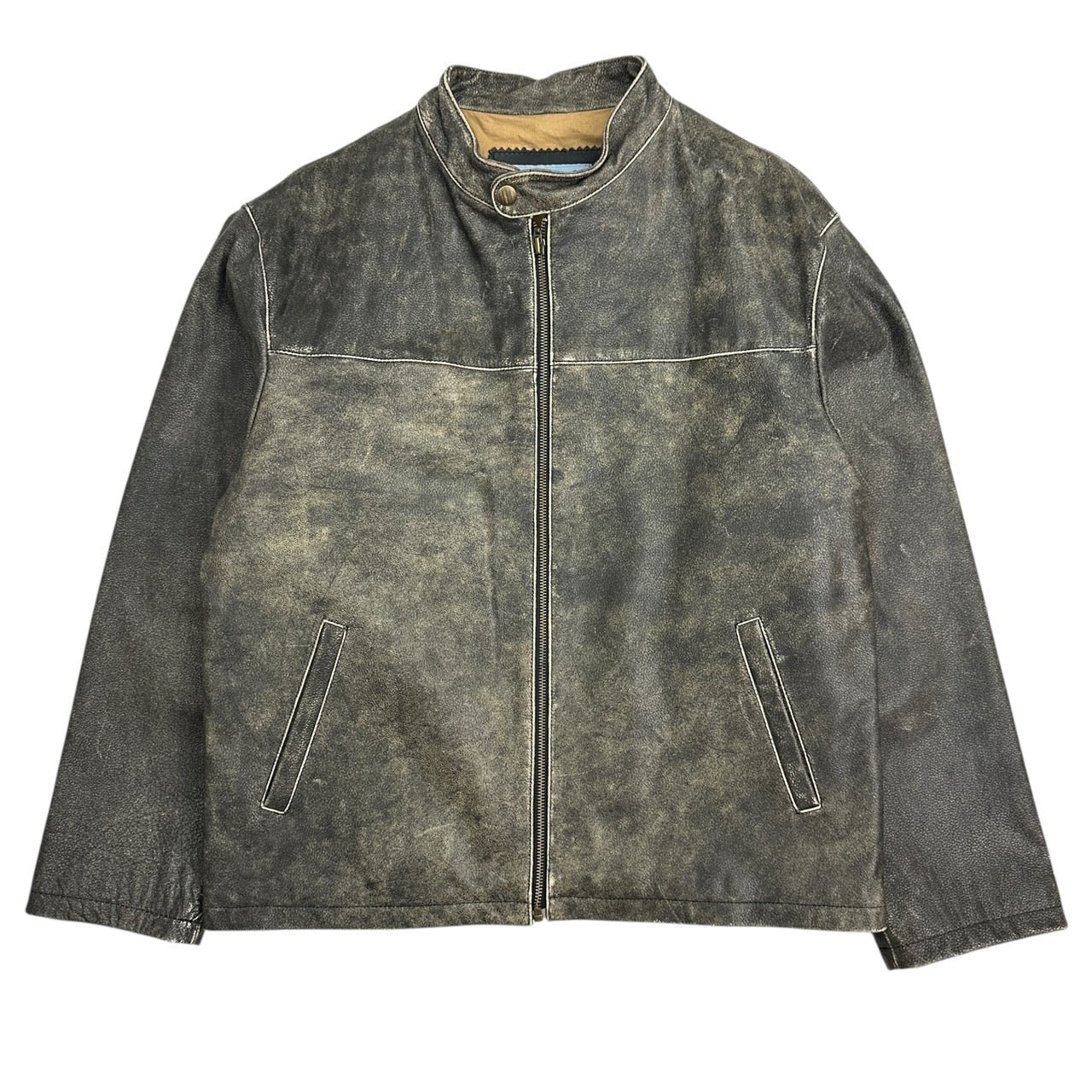 Vintage Danali Leather Jacket Stonewash