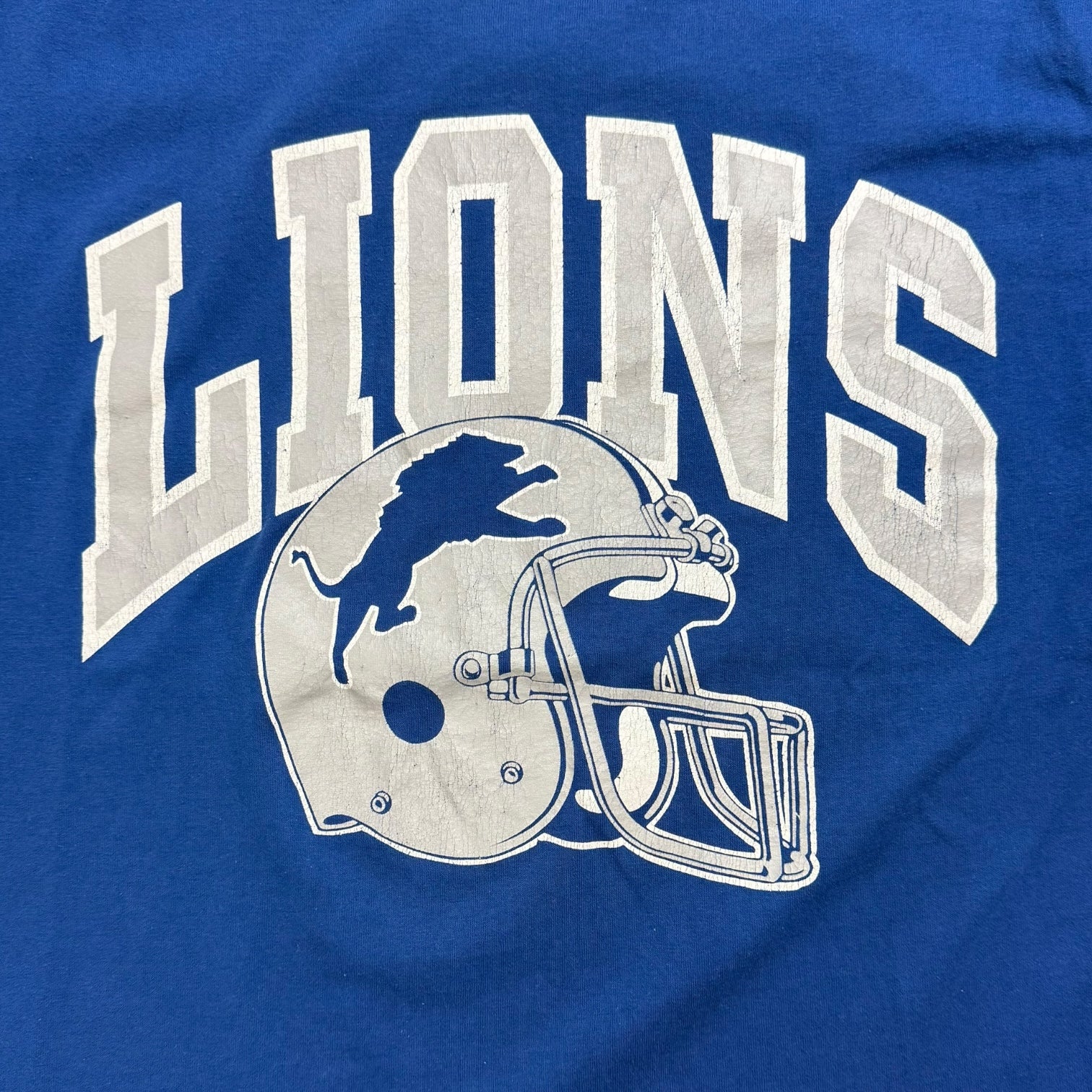 Vintage Detroit Lions Tee Blue