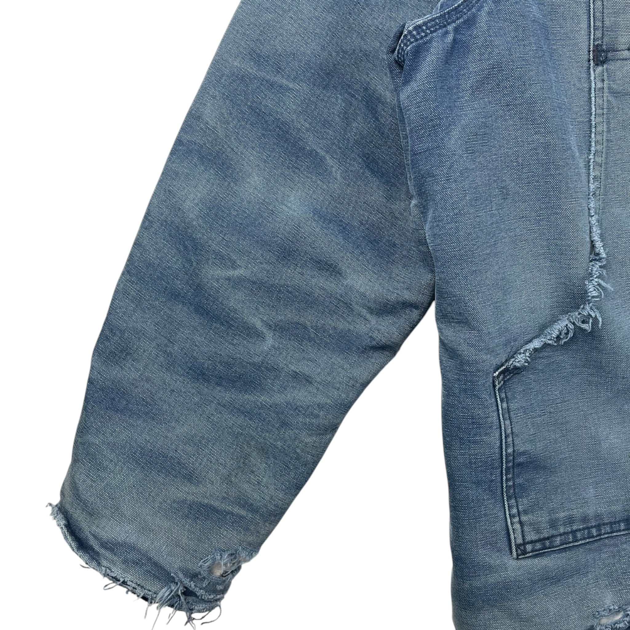 Carhartt Quilted Nylon-Lined Firm Duck Arctic Traditional Coat Faded Blue
