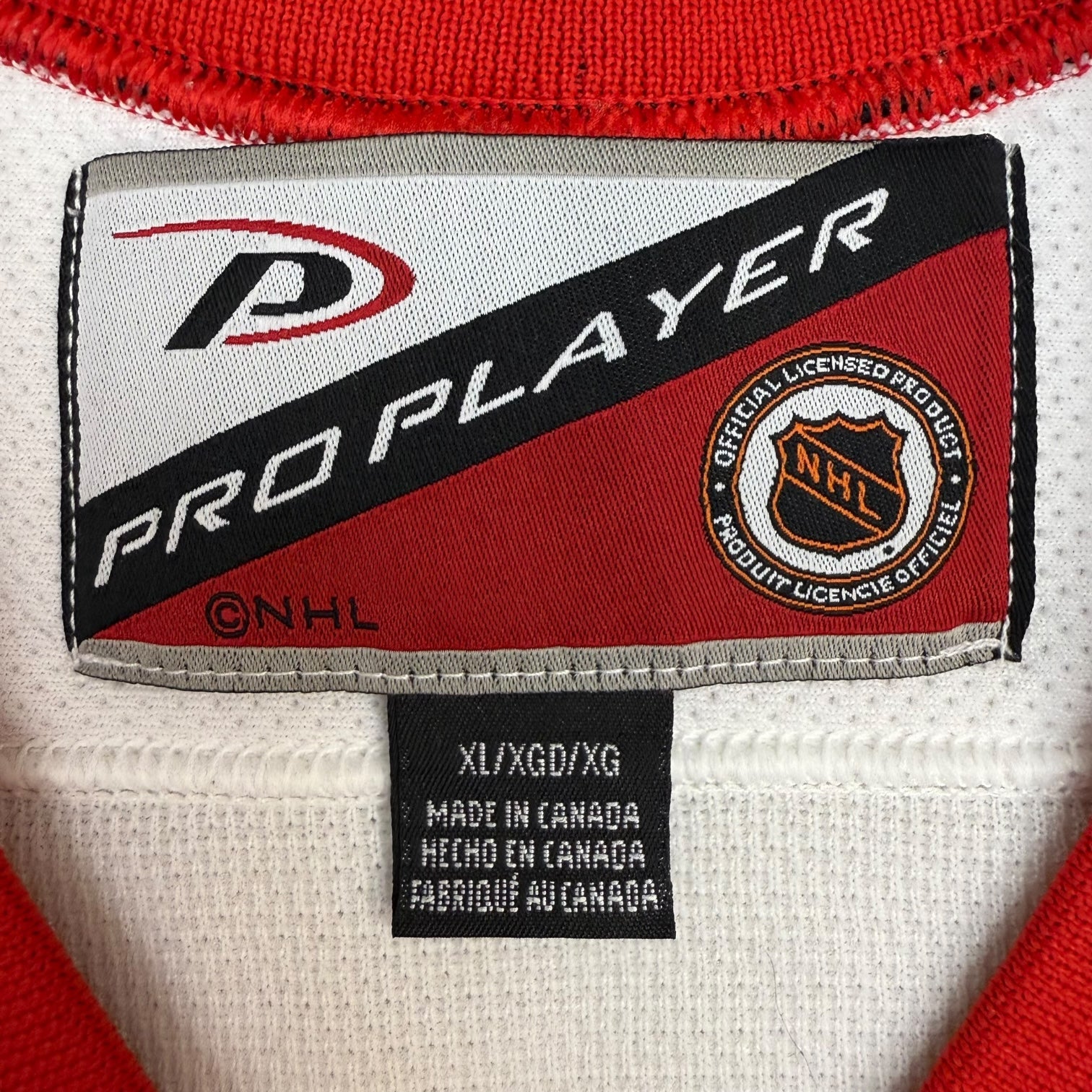 Vintage Pro Player Carolina Hurricanes Away Jersey White/Red