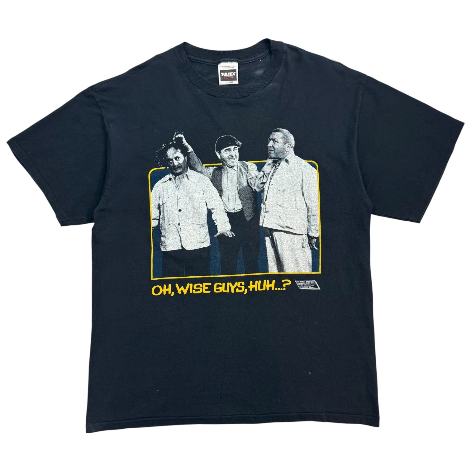 1989 The Three Stooges ‘Oh,Wise Guys…’ Tee Black