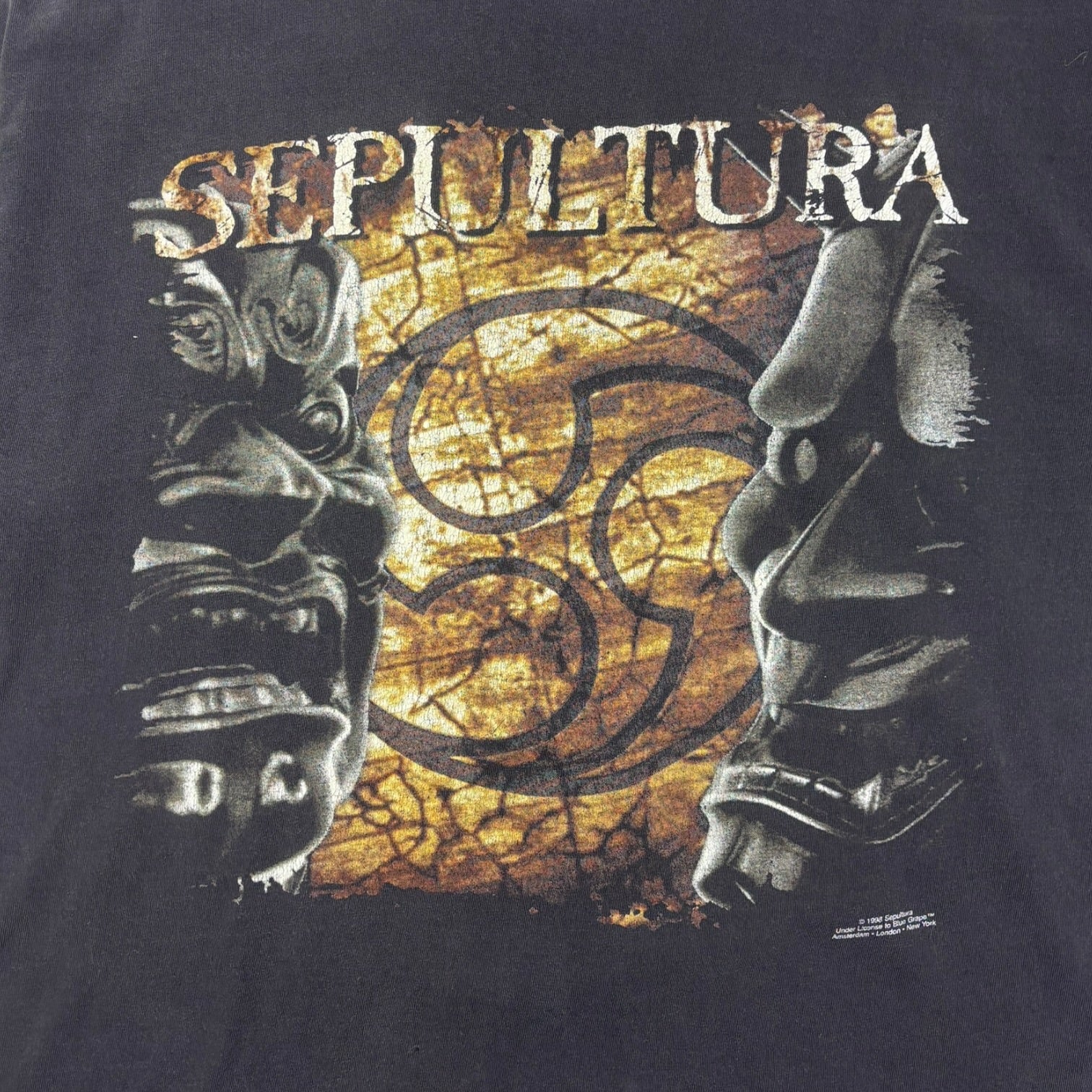 1998 Sepultura ‘Against’ Album Promo T-Shirt Washed Black