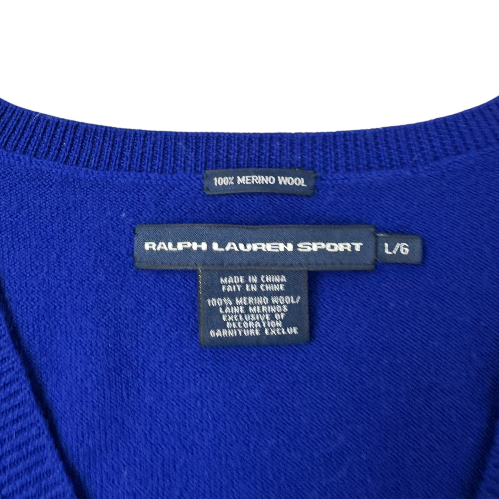 (W) Polo Ralph Lauren Merino Wool Knit Sweater