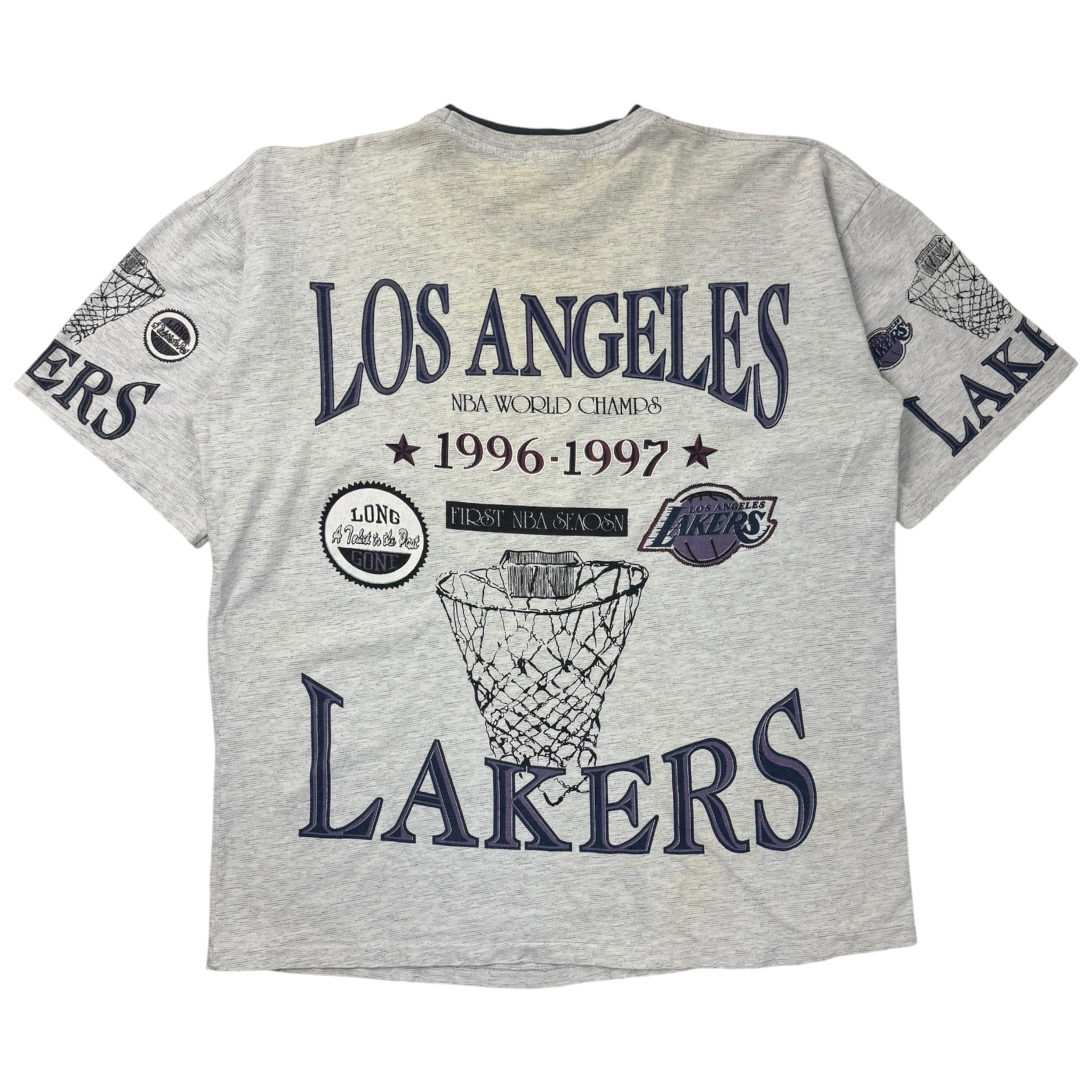 Vintage Los Angeles Lakers AOP NBA T-Shirt
