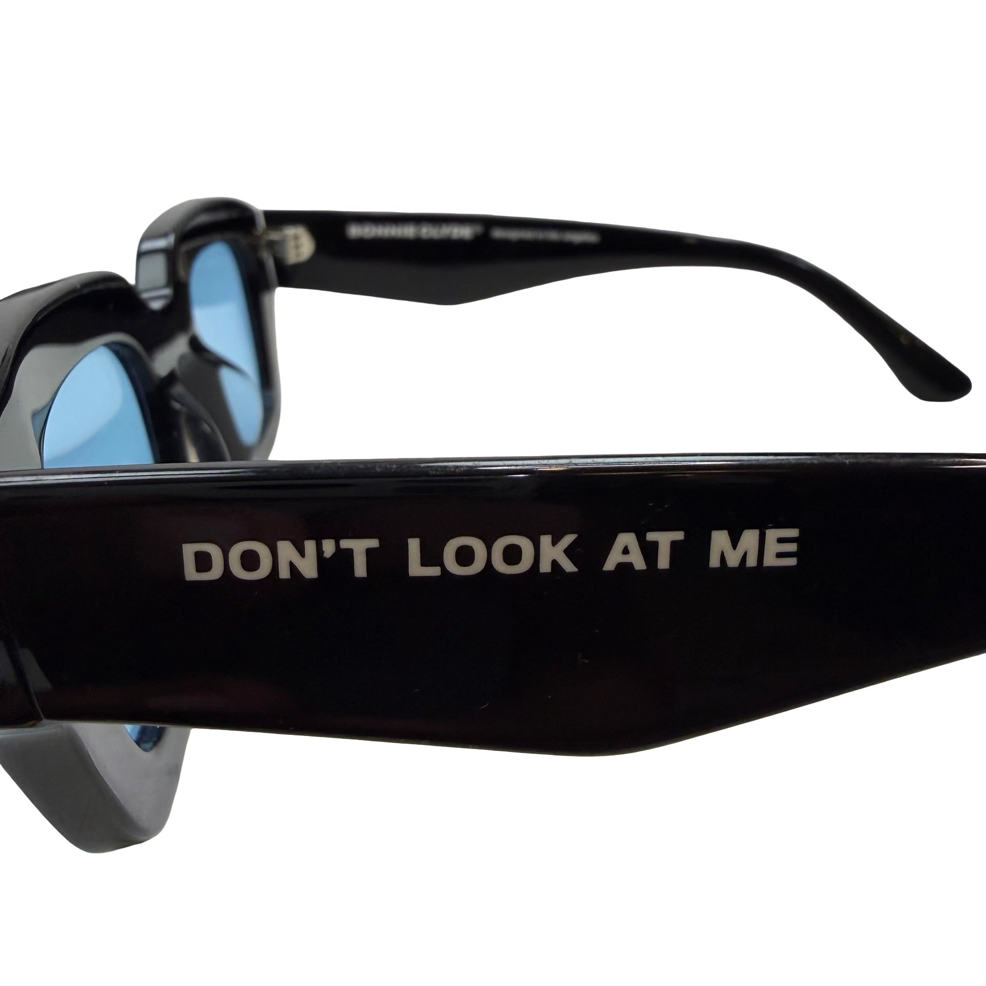 (W) Bonnie Clyde Karate Sunglasses Black/Blue