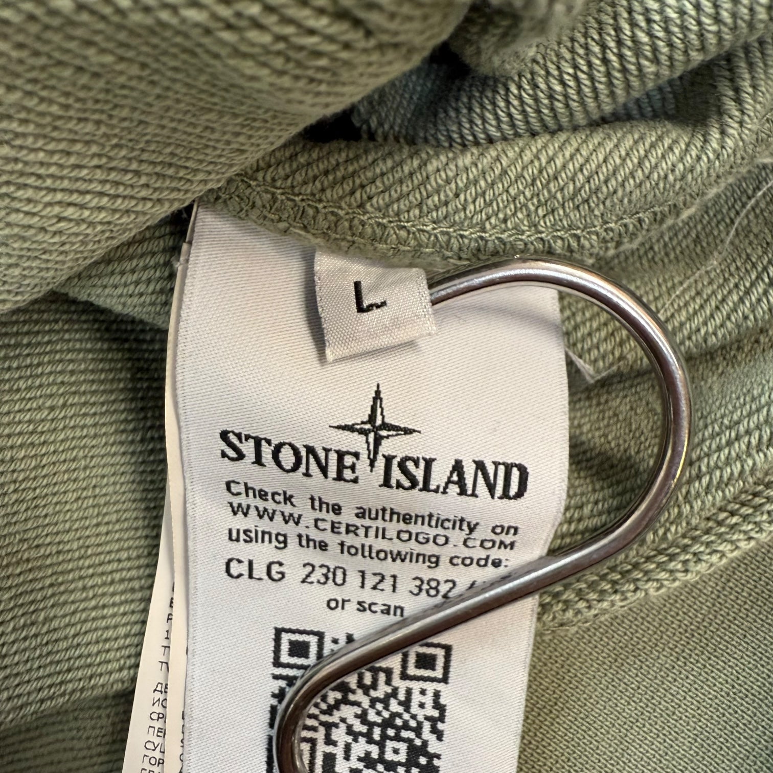 Stone Island Pullover Hoodie Green