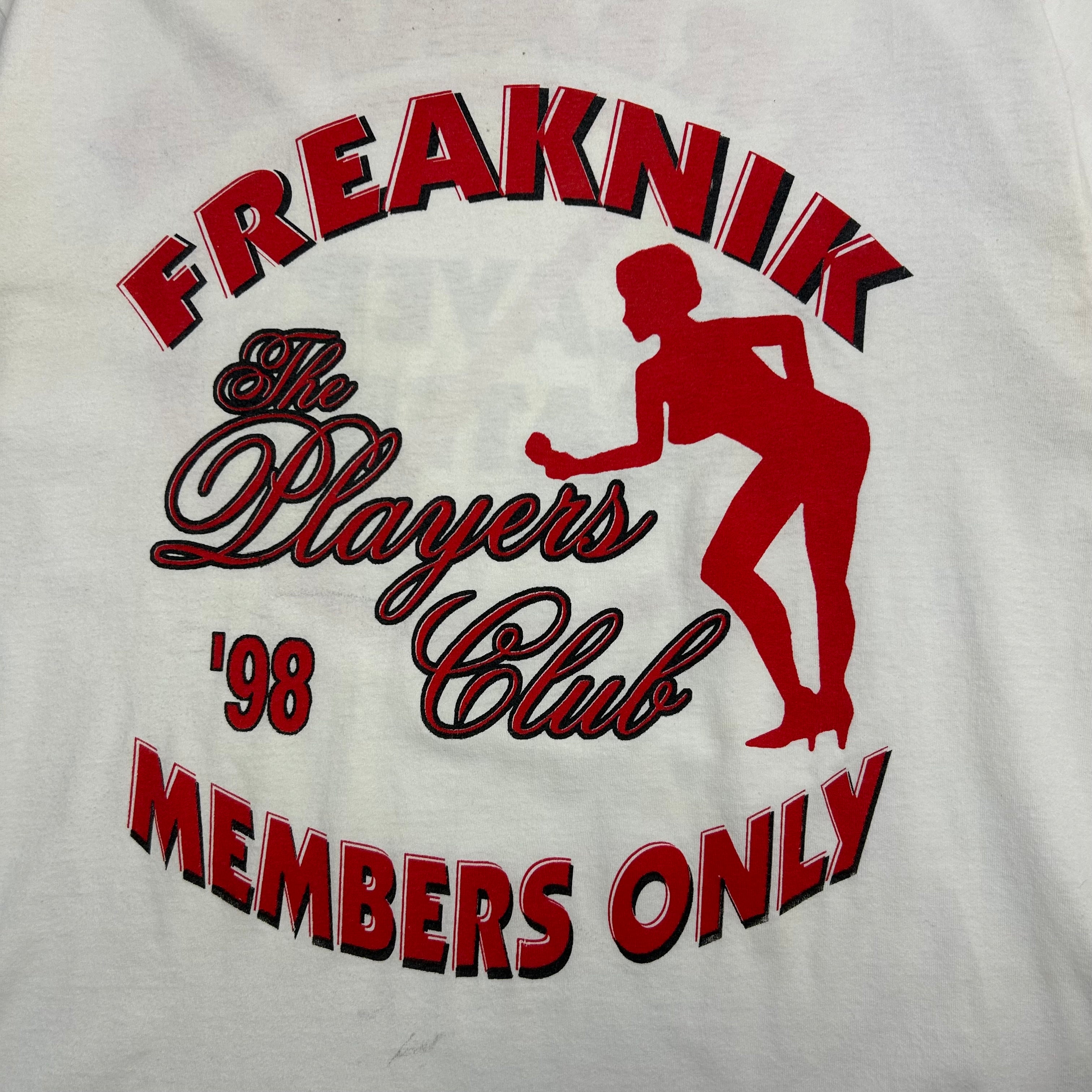 1998 Freaknik The Players Club Tee White