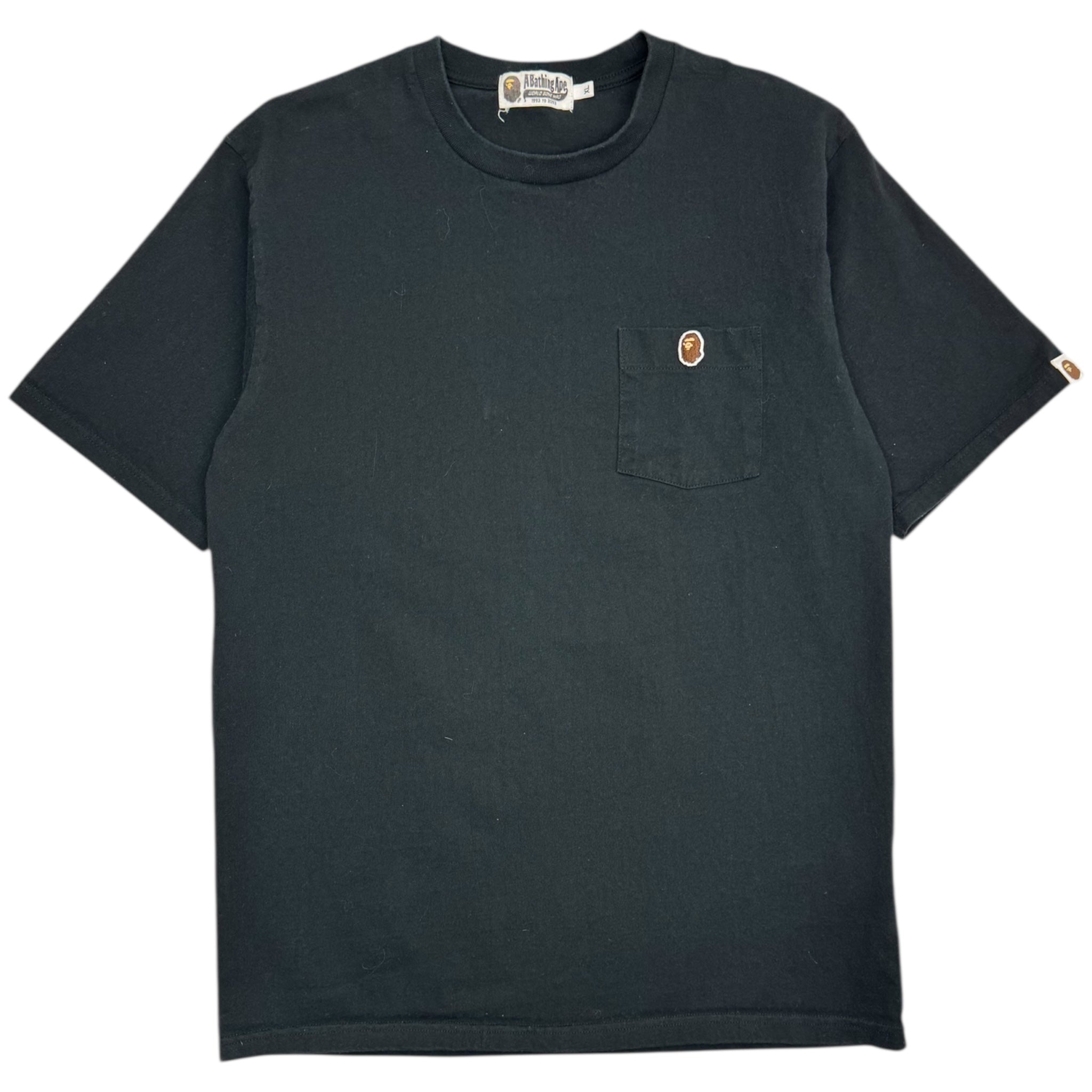 Bape One Point Pocket Tee Black