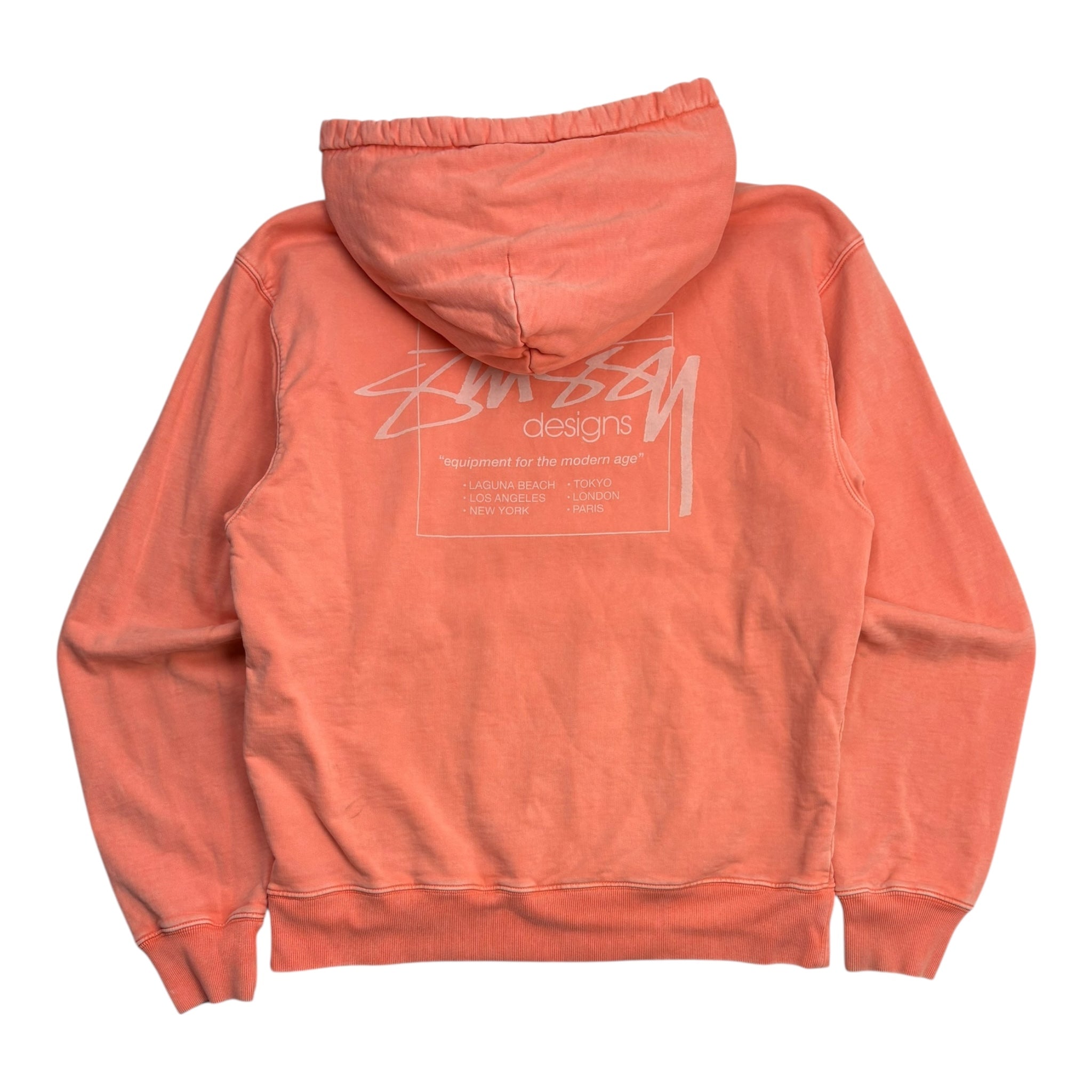Stussy Designs Overdye Hoodie Pink