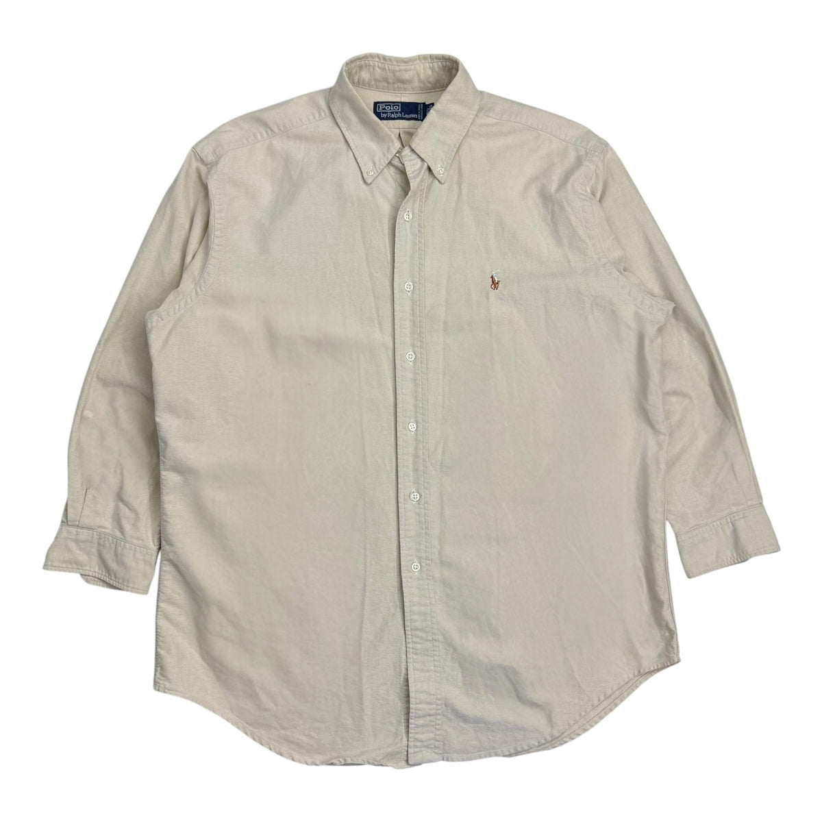 Vintage Polo Ralph Lauren L/S Button Up Tan