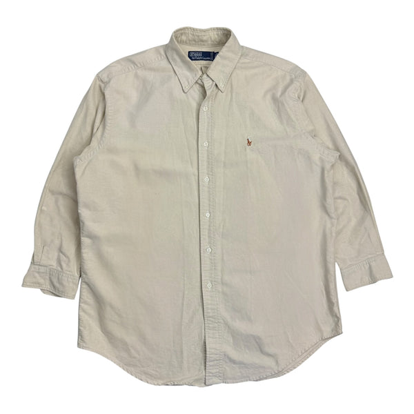 Vintage Polo Ralph Lauren L/S Button Up Tan