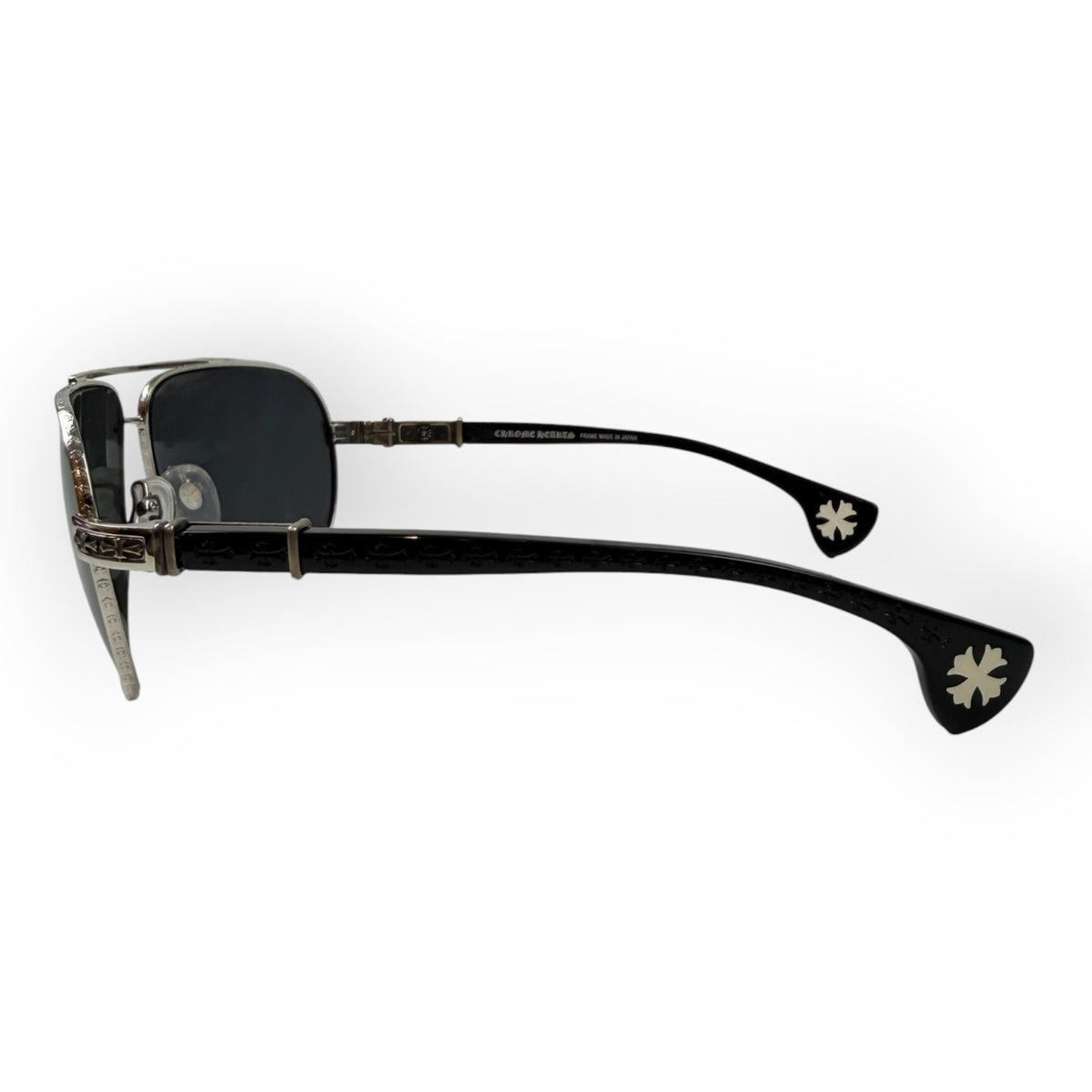 Chrome Hearts The Beast Avaitor Sun Glasses Silver/Black