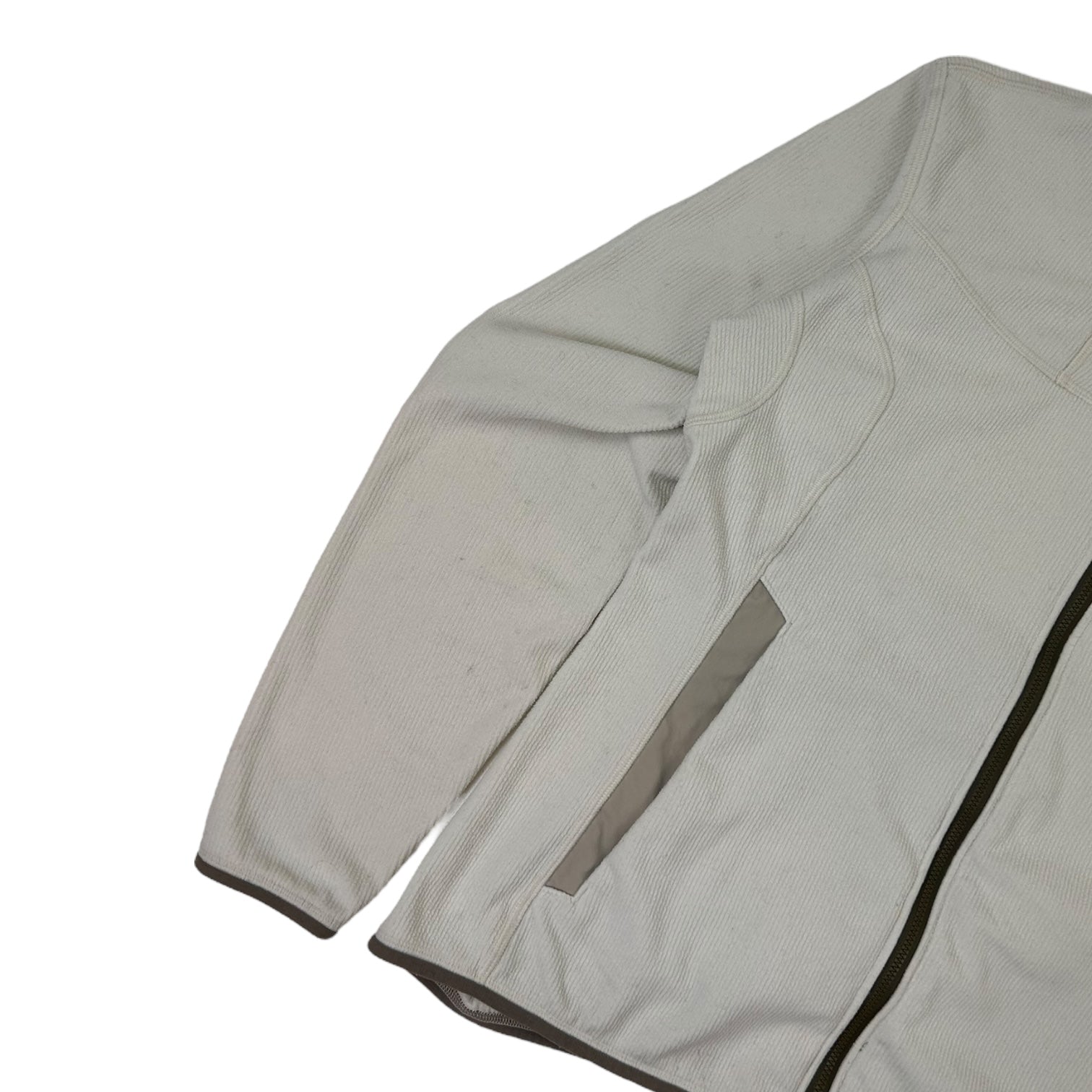 Women’s Arc'teryx Polartec Fleece Zip Up Jacket White