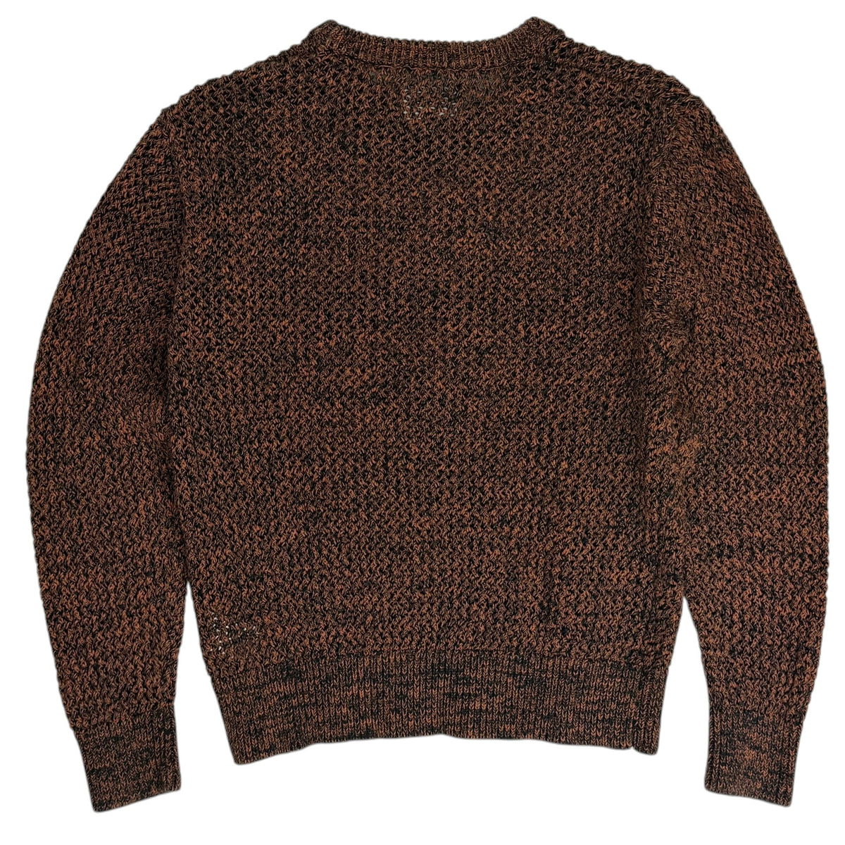 Stussy 2 Tone Loose Gauge Sweater Burnt Orange