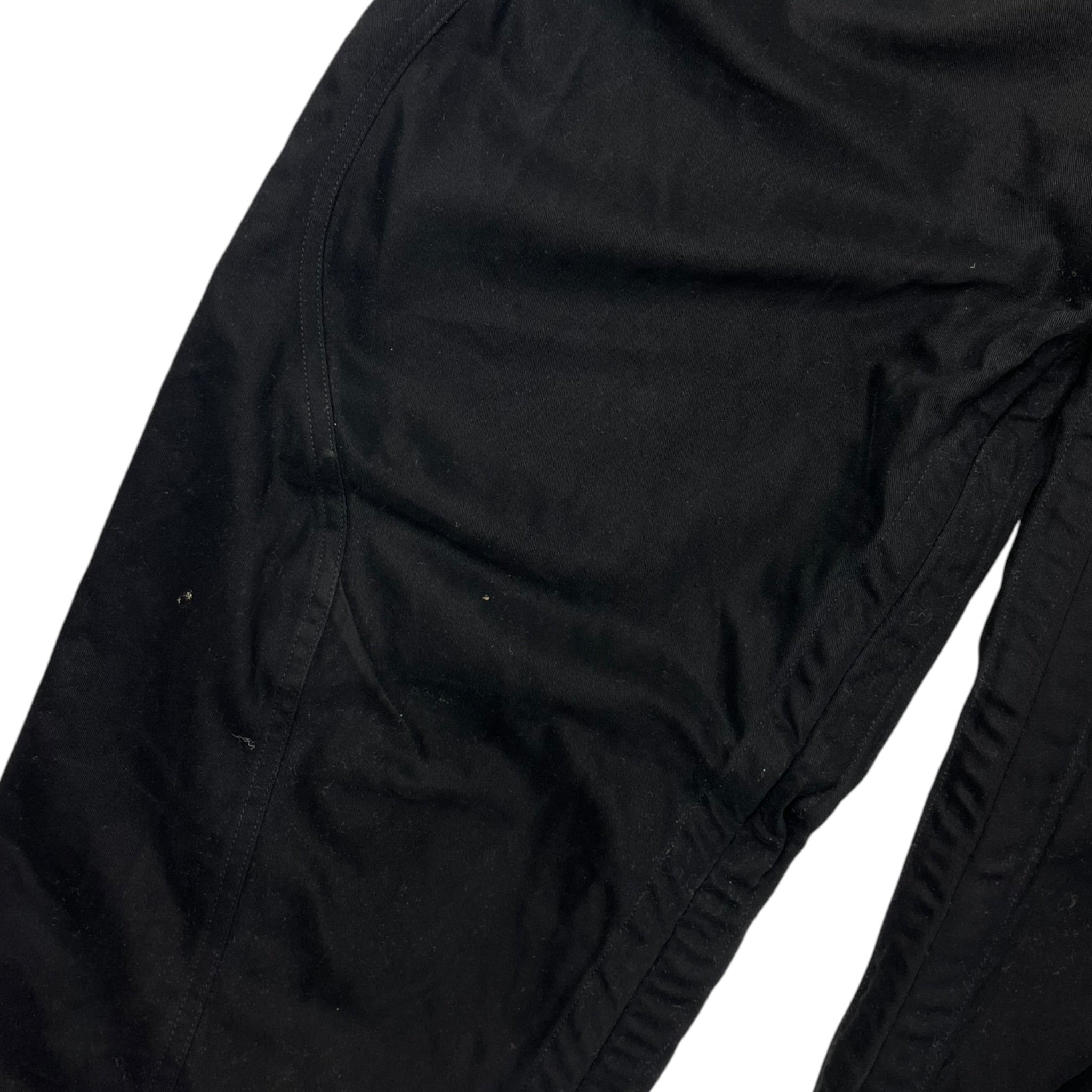 A Cold Wall Cotton Drawcord Trousers Black