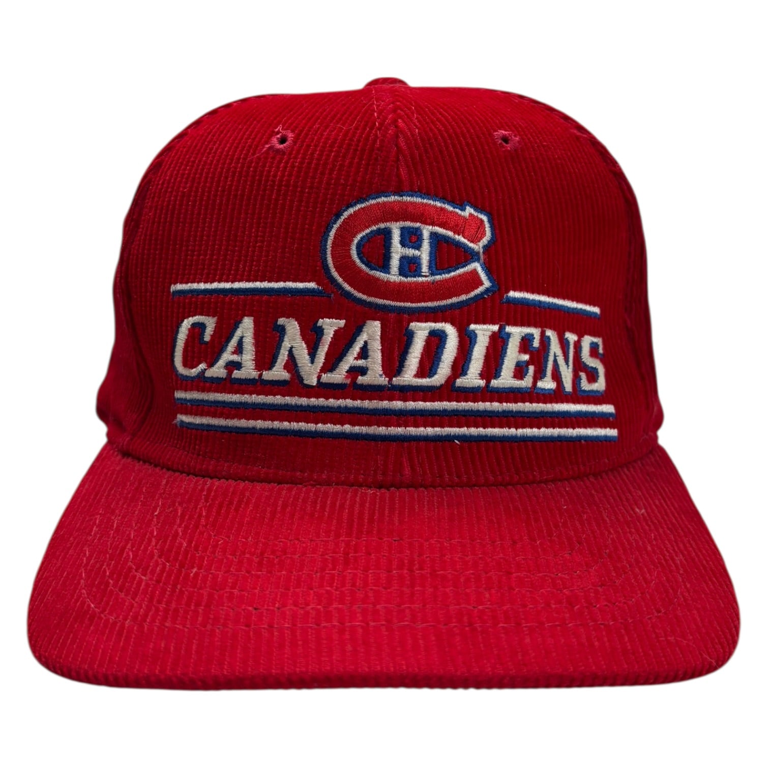 Vintage Montreal Canadiens Corduroy Ted Fletcher Hat