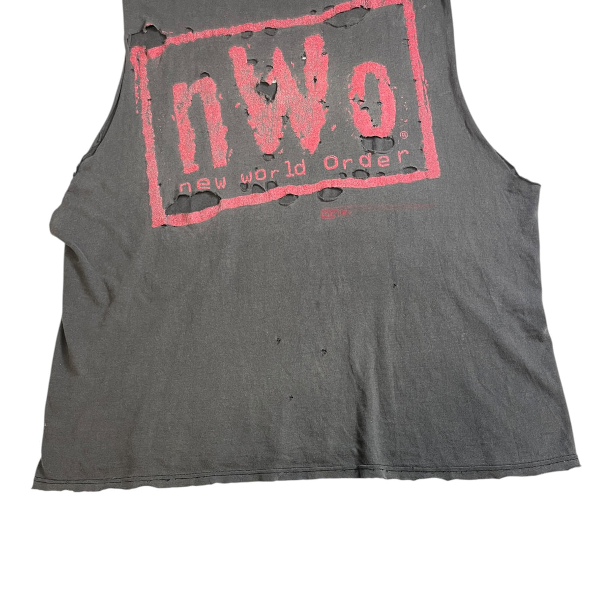 Vintage Distressed New World Order Muscle Tank