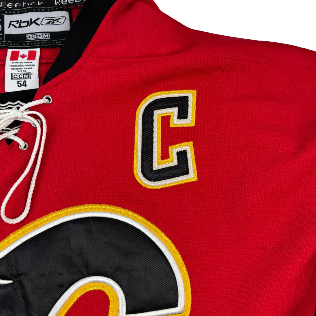Vintage Reebok Jarome Iginla #12 Calgary Flames NHL Jersey