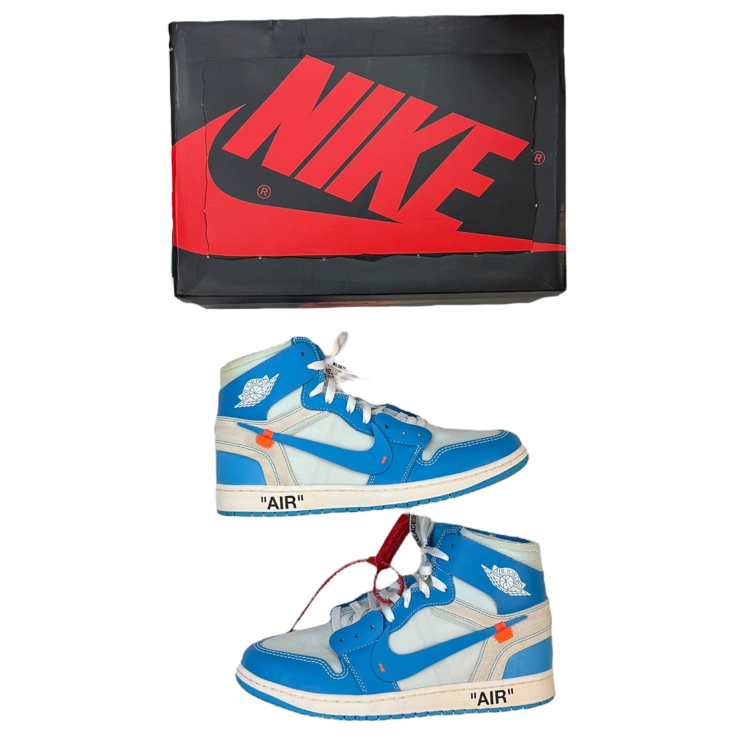 Jordan 1 Retro High Off-White University Blue (Used)