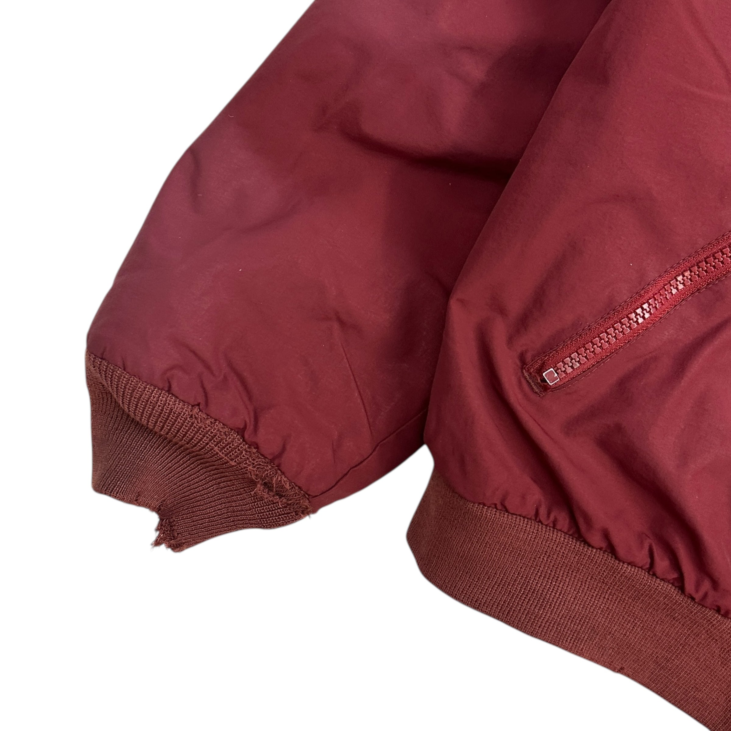 Vintage L.L.Bean Fleece Lined Jacket Maroon