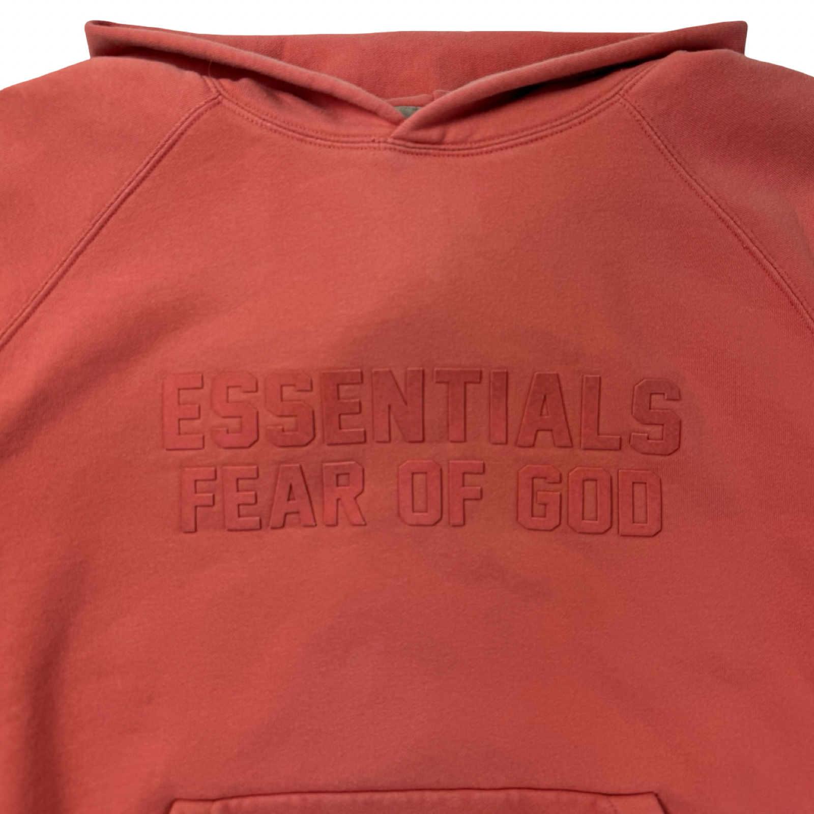 Fear of God Essentials Hoodie Coral