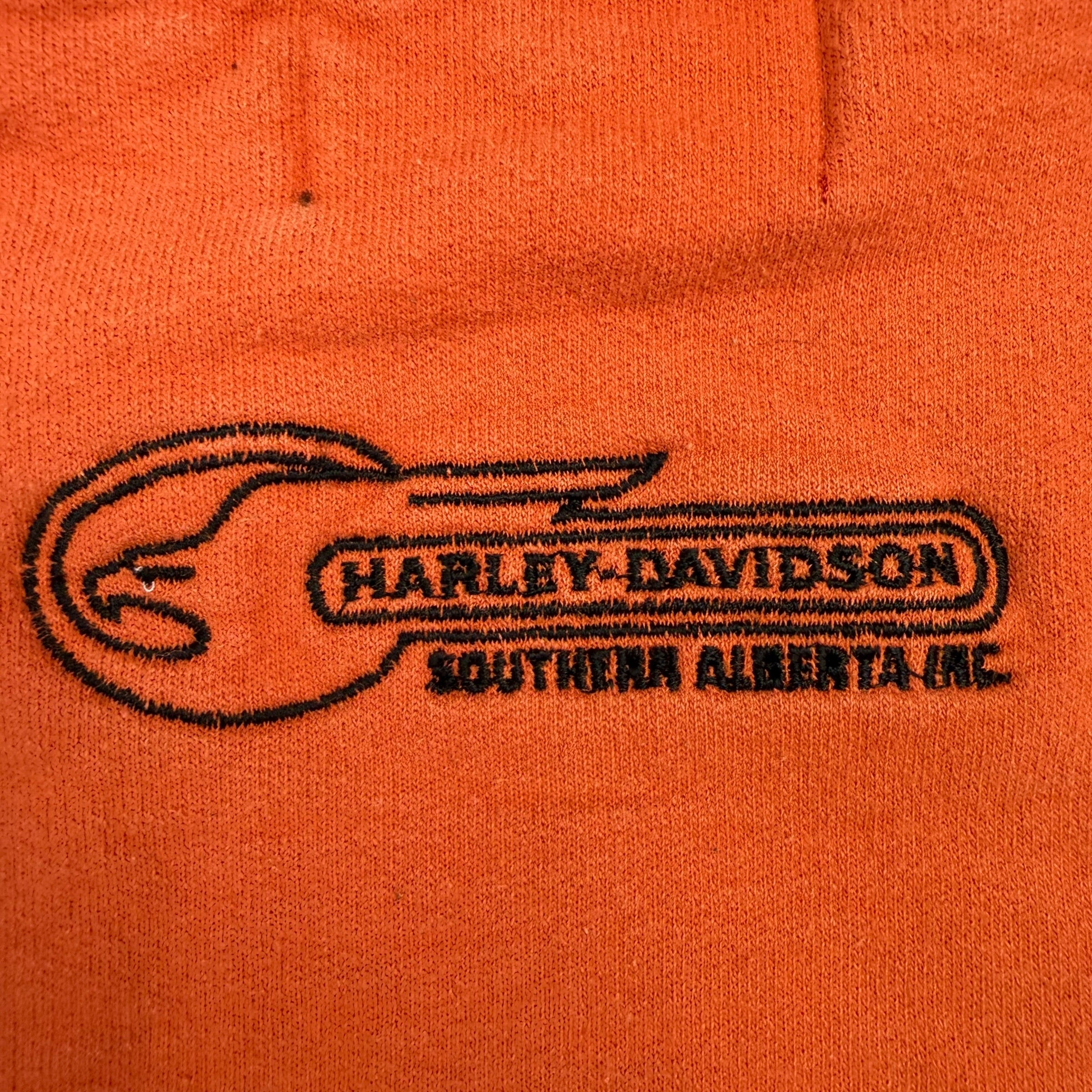 Vintage Harley Davidson Crewneck Orange