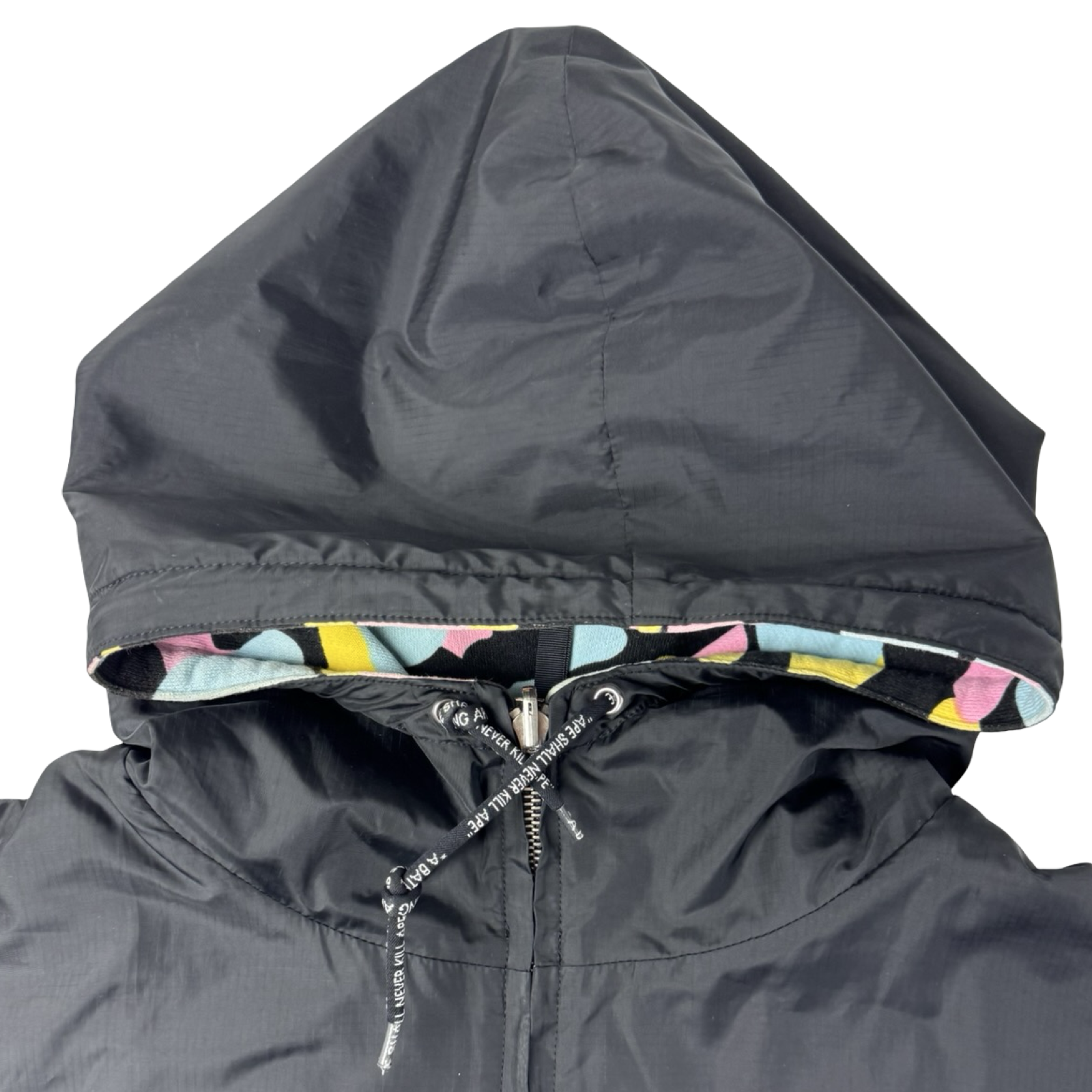BAPE Reversible Zip Jacket Cotton Candy Black