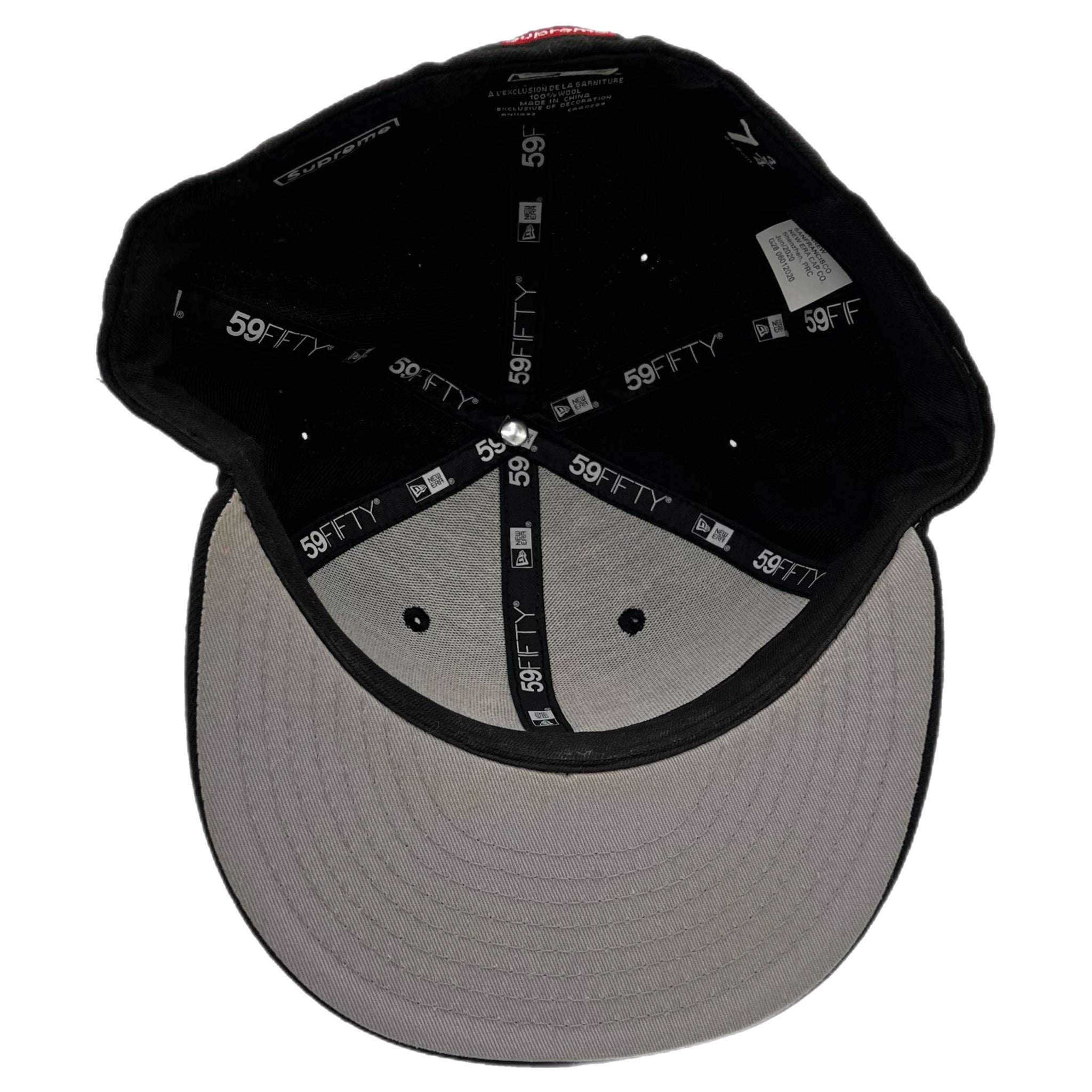 Supreme S Logo FW20 New Era Fitted Hat Black