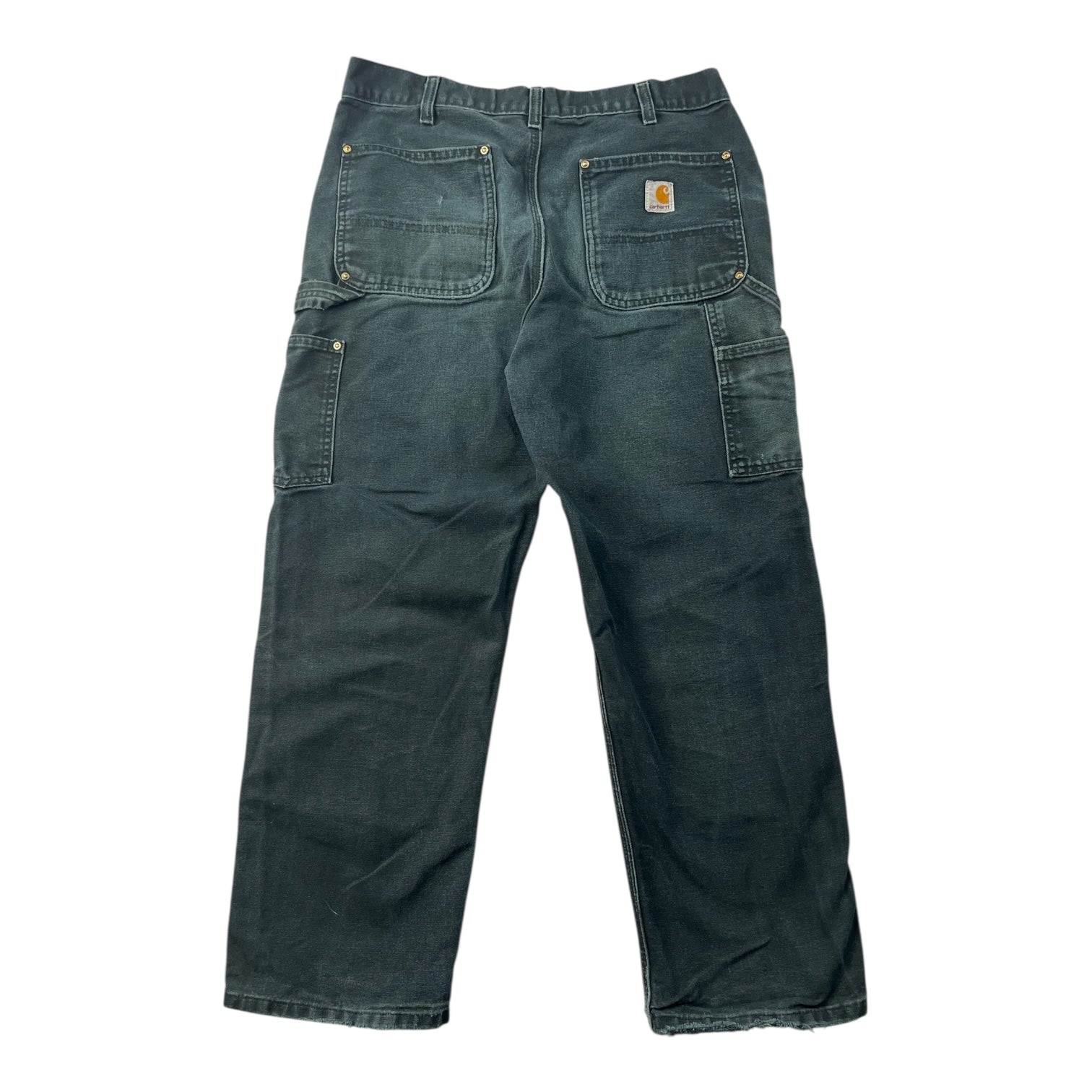 Vintage Carhartt Double Knee Pants Washed Black
