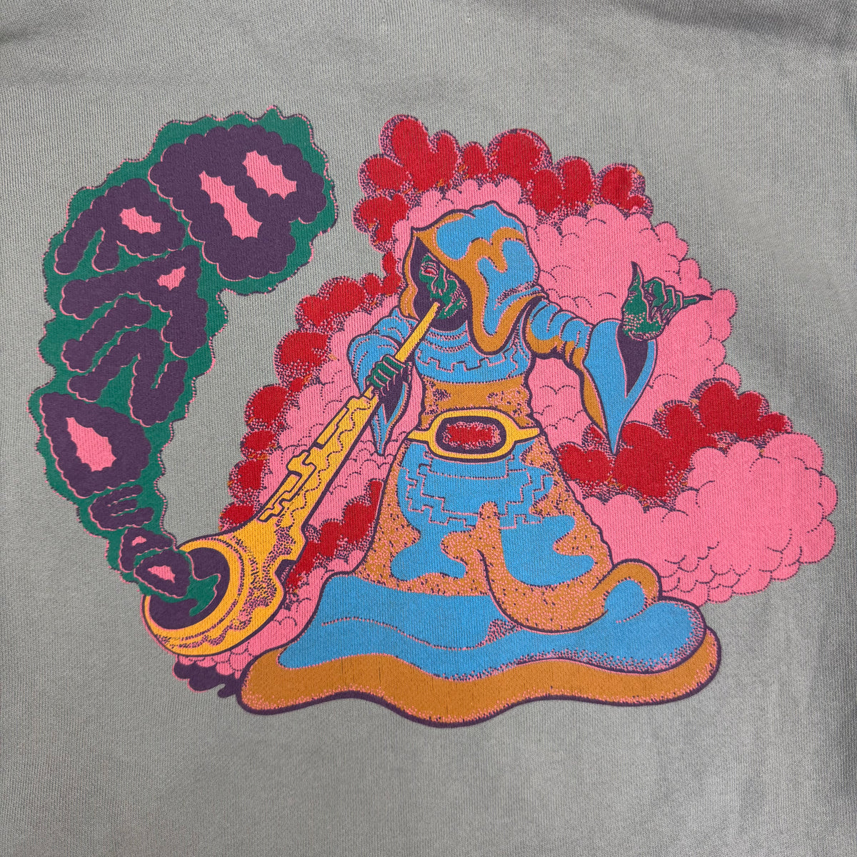 Brain Dead Will Sweeney Wizard Hoodie Grey