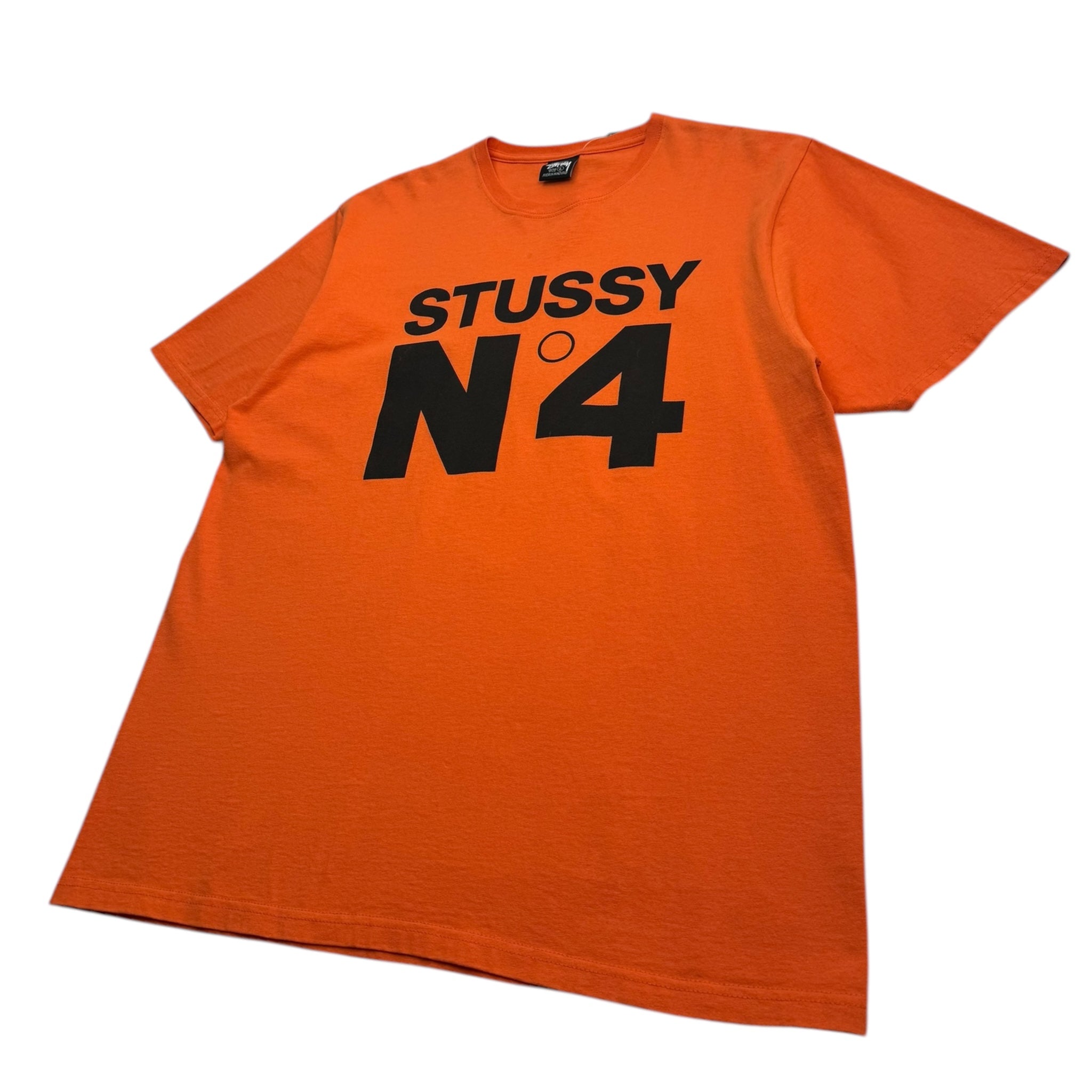 Stussy No 4 T-Shirt Coral