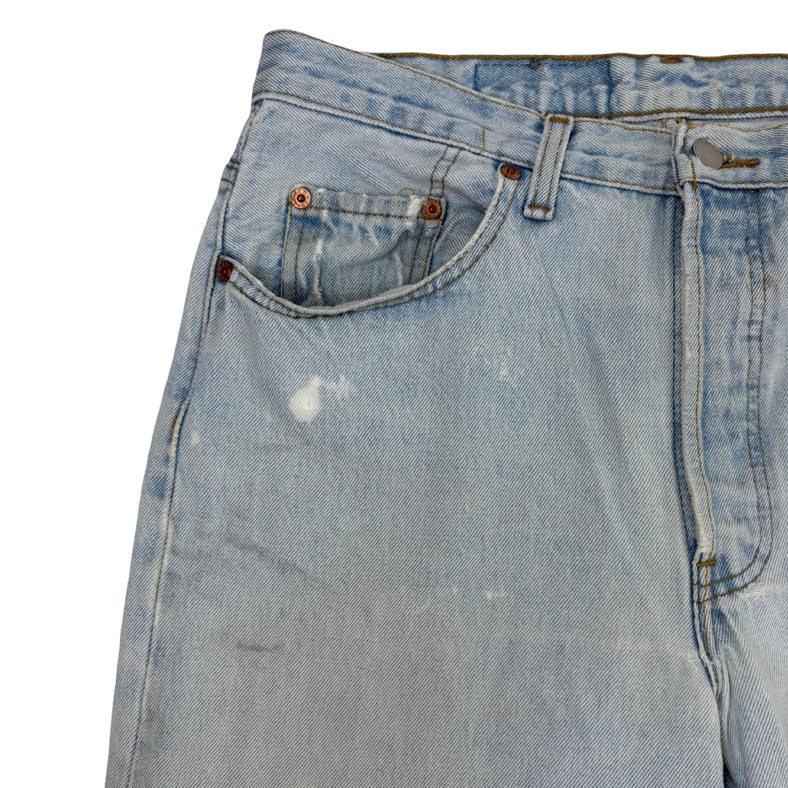 Vintage Levi’s 501 Distressed Light Wash Denim