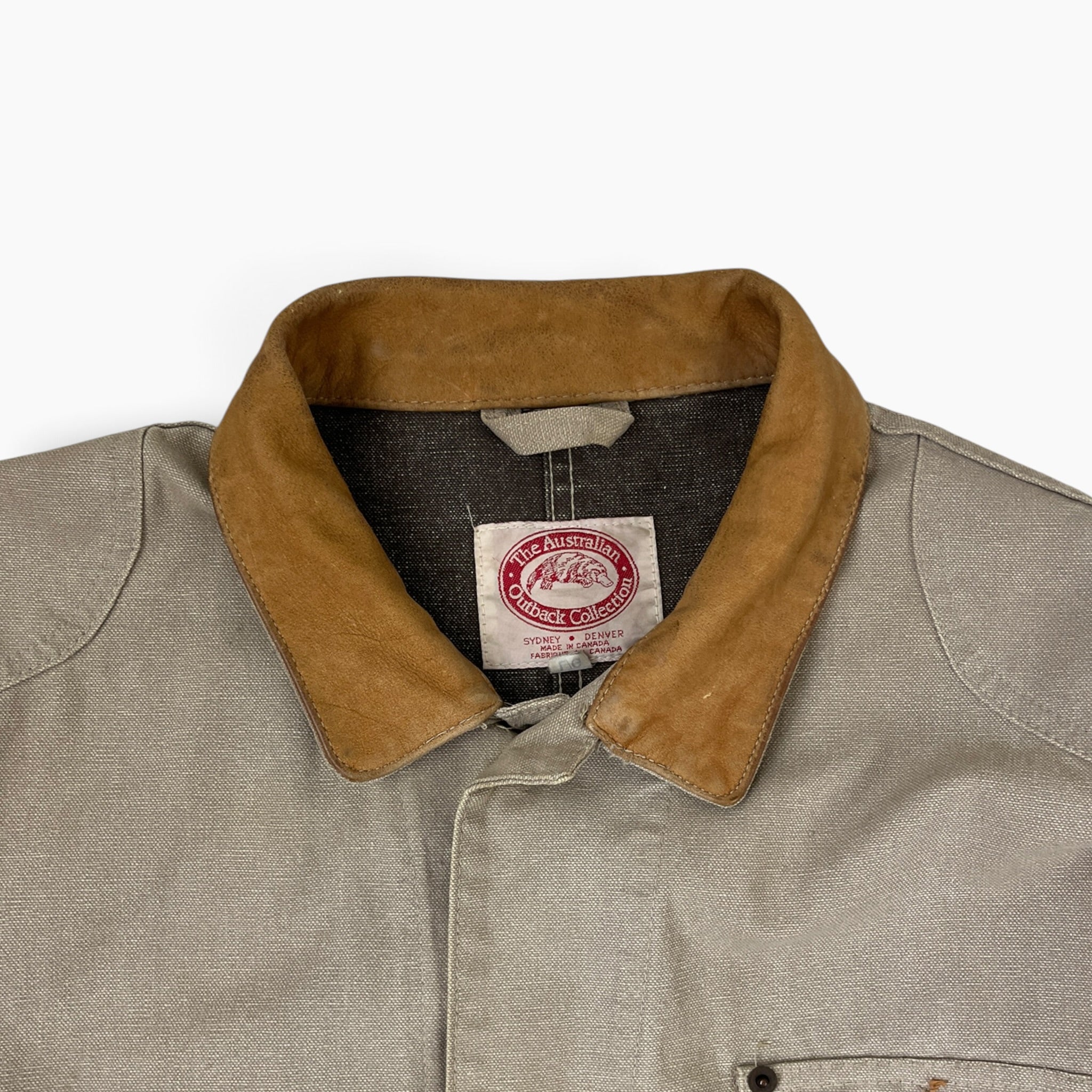 Vintage Canvas Field Jacket Beige