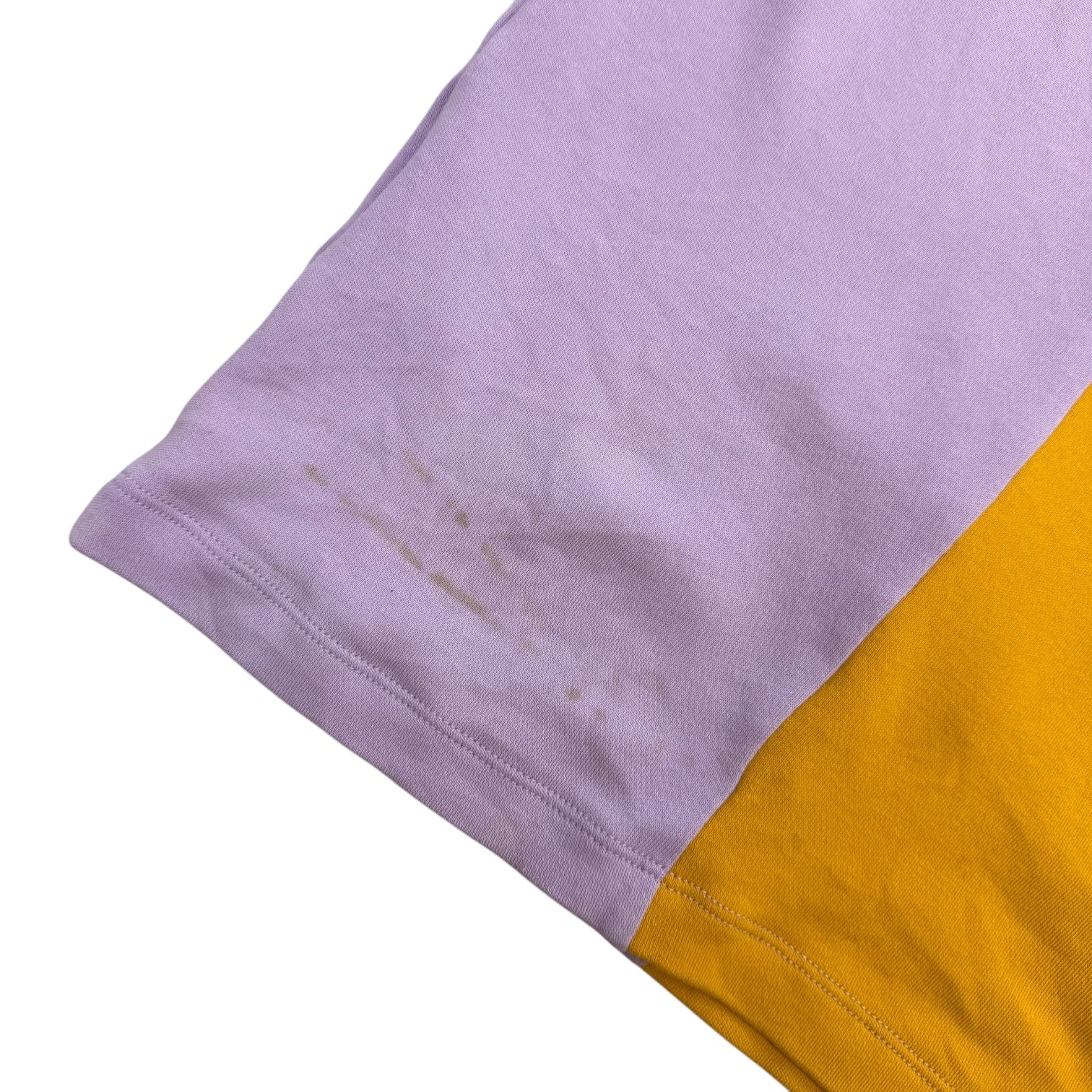 Acne Studios Eban Colour Block Tee Yellow/Purple