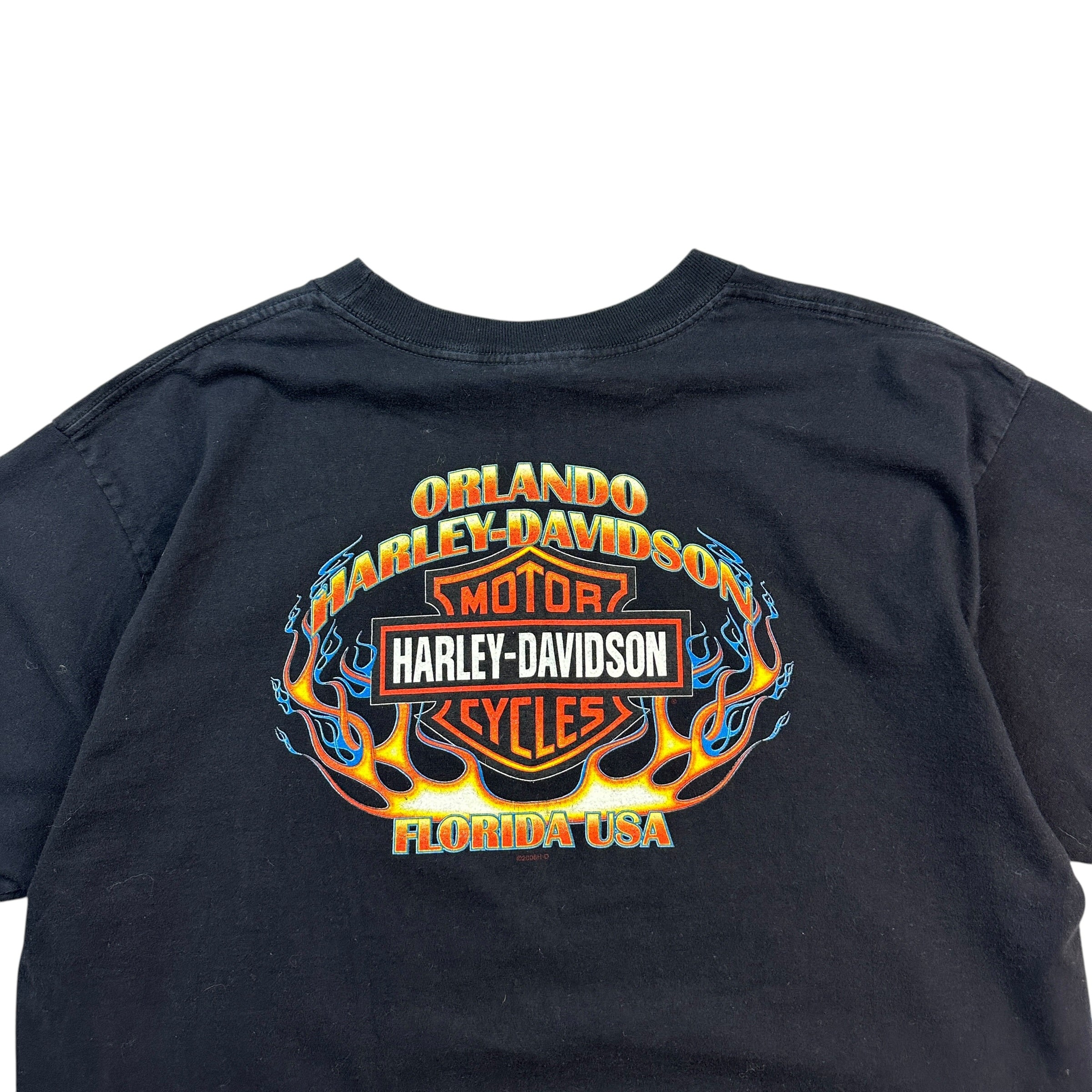 Vintage Harley Davidson Orlando Bike Week Tee Black