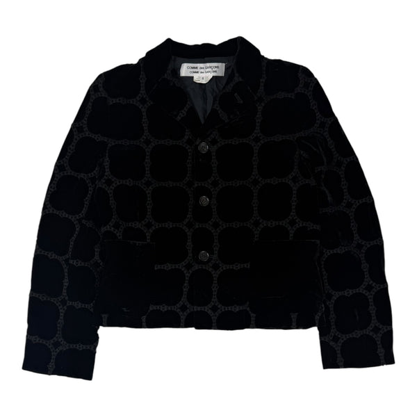 (W) Comme des Garçons Velvet Jacket Black