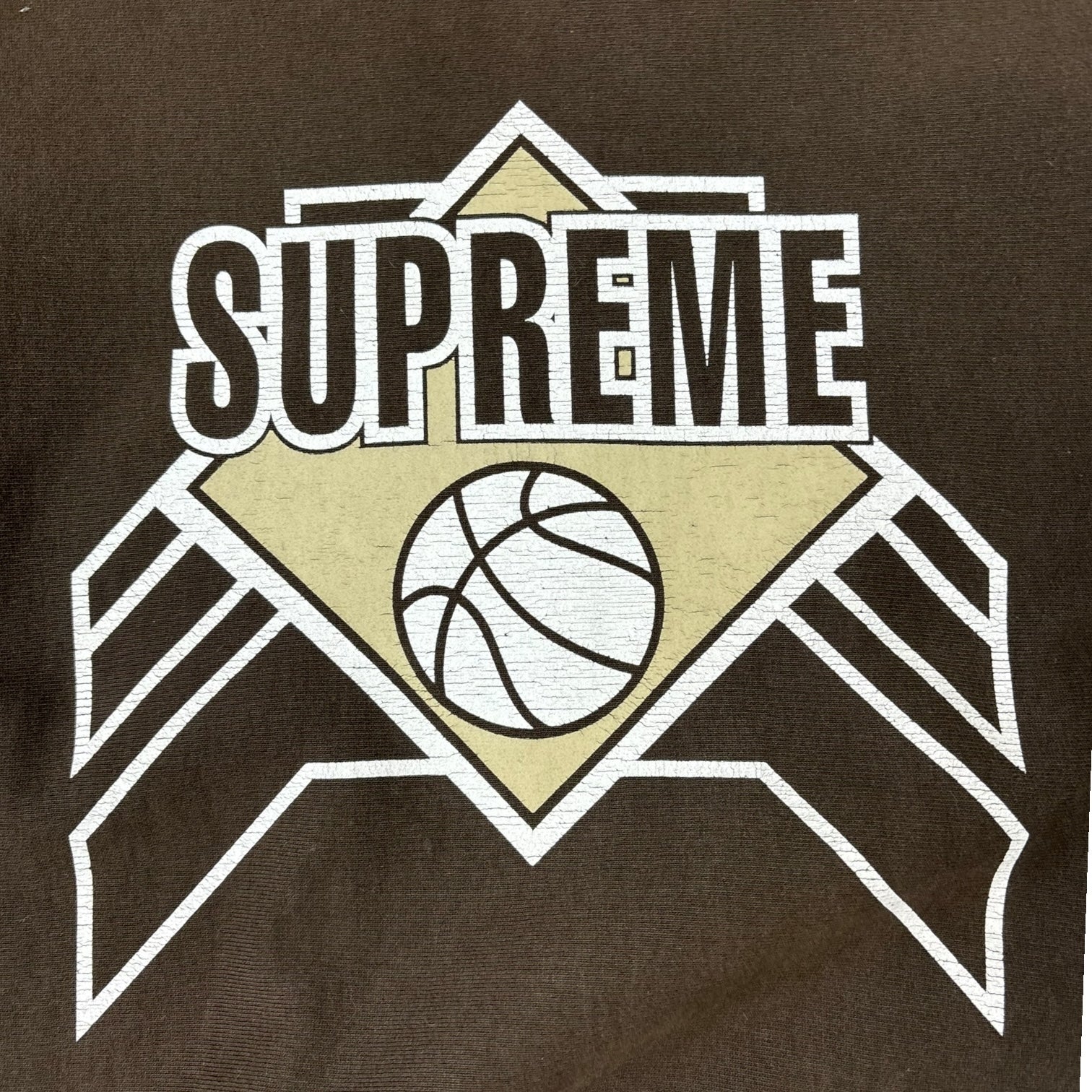 Supreme FW04 Patrick Ewing Basketball Crewneck Brown