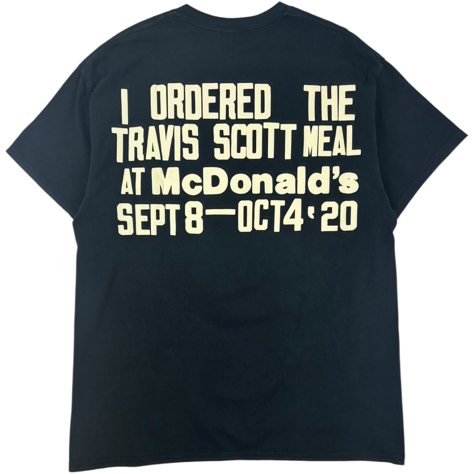 Travis Scott x CPFM 4 CJ Burger Mouth T-Shirt Black