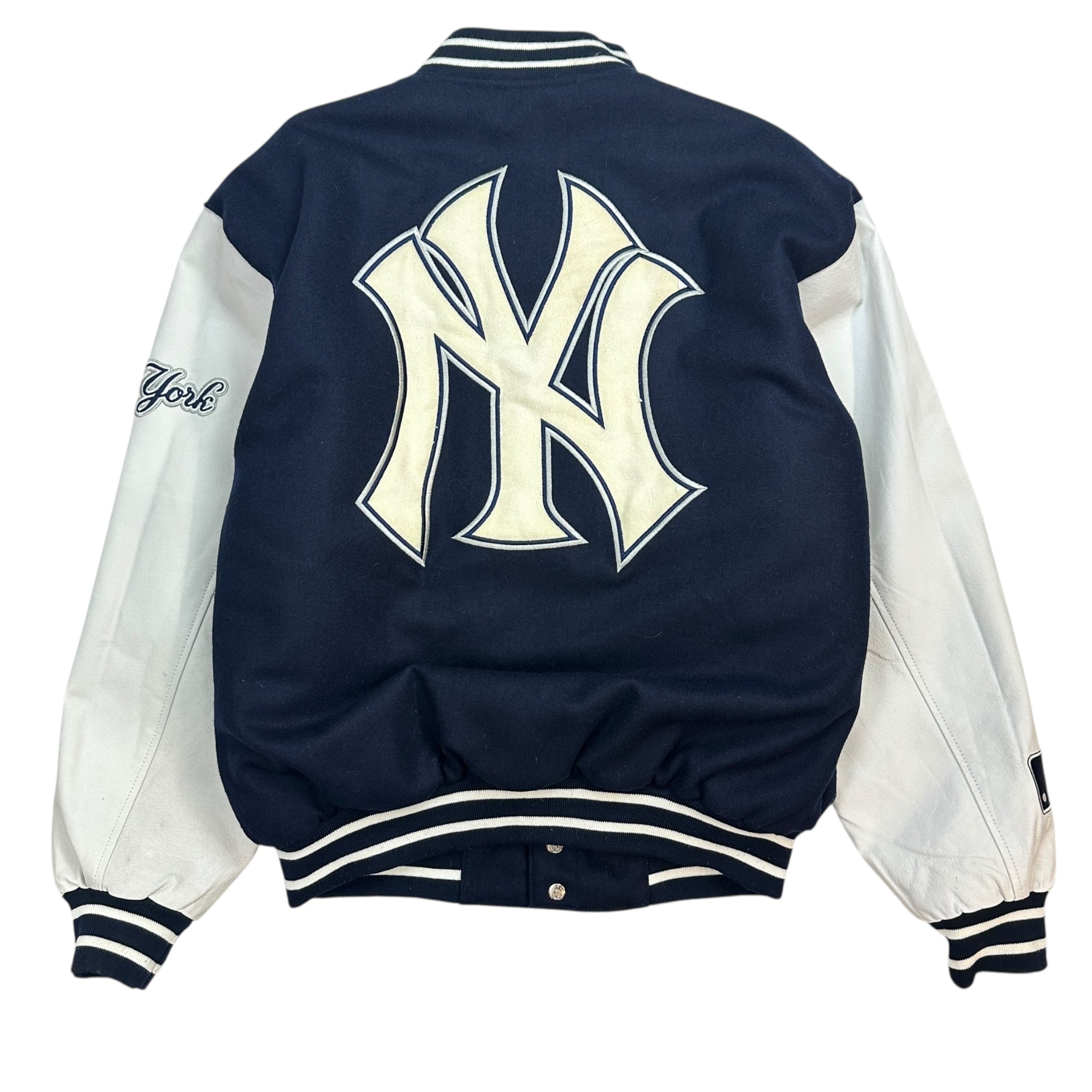 Vintage Jeff Hamilton New York Yankee’s Reversible Bomber Jacket