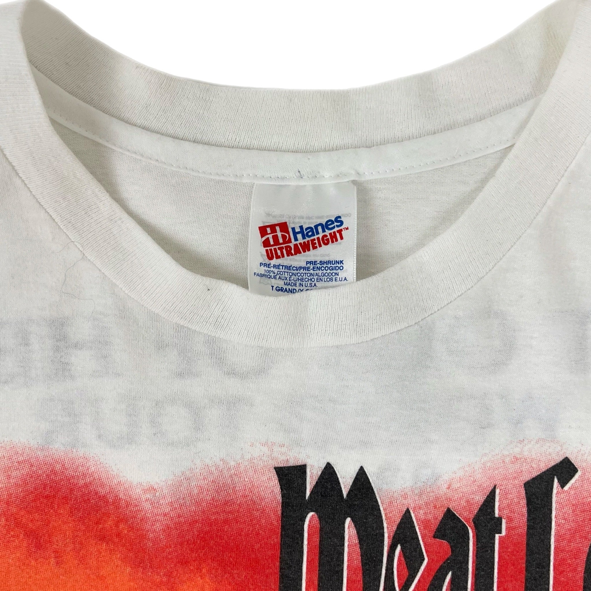 1994 Meat Loaf Bat Out Of Hell Tee White