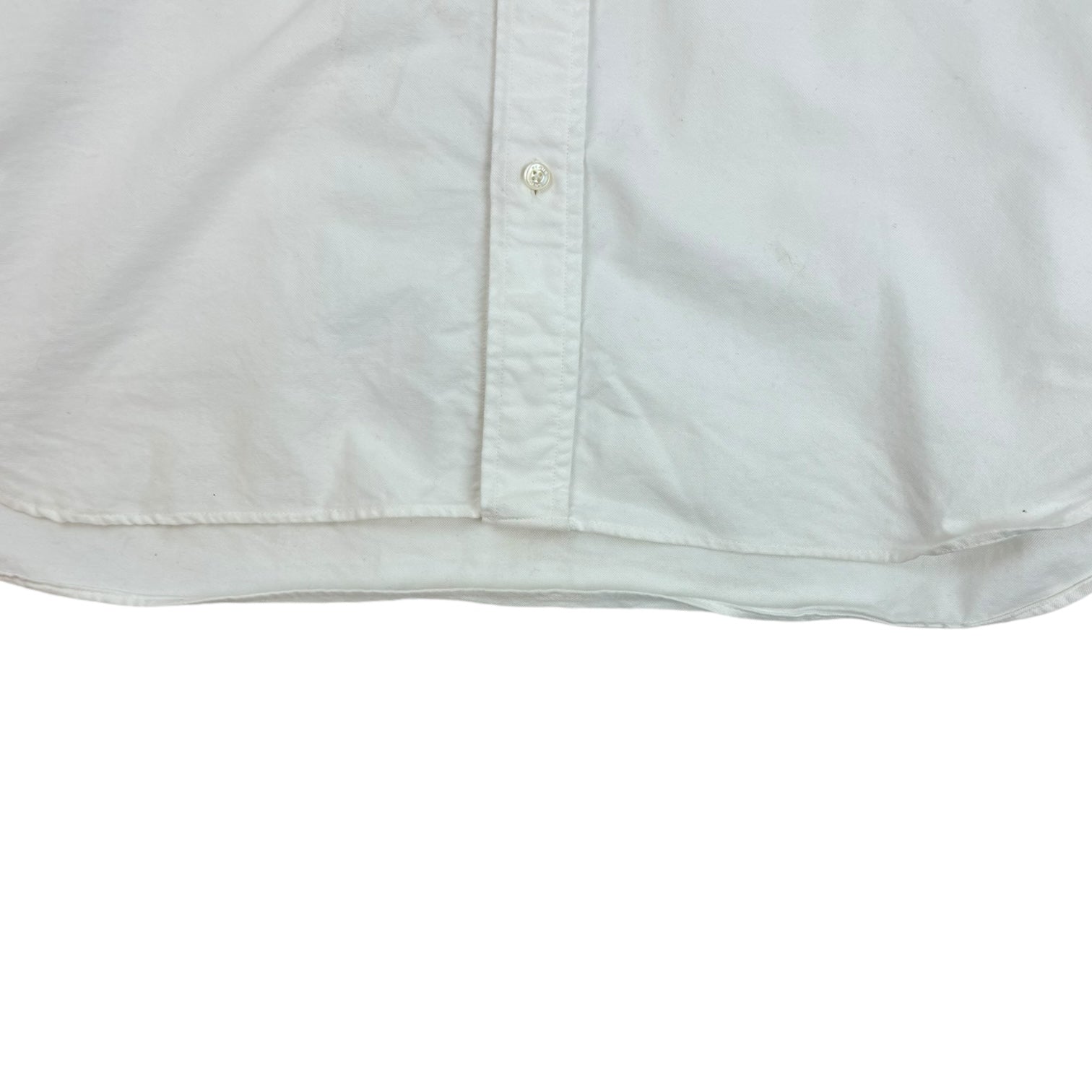 Beams Oxford Button-Down Shirt White