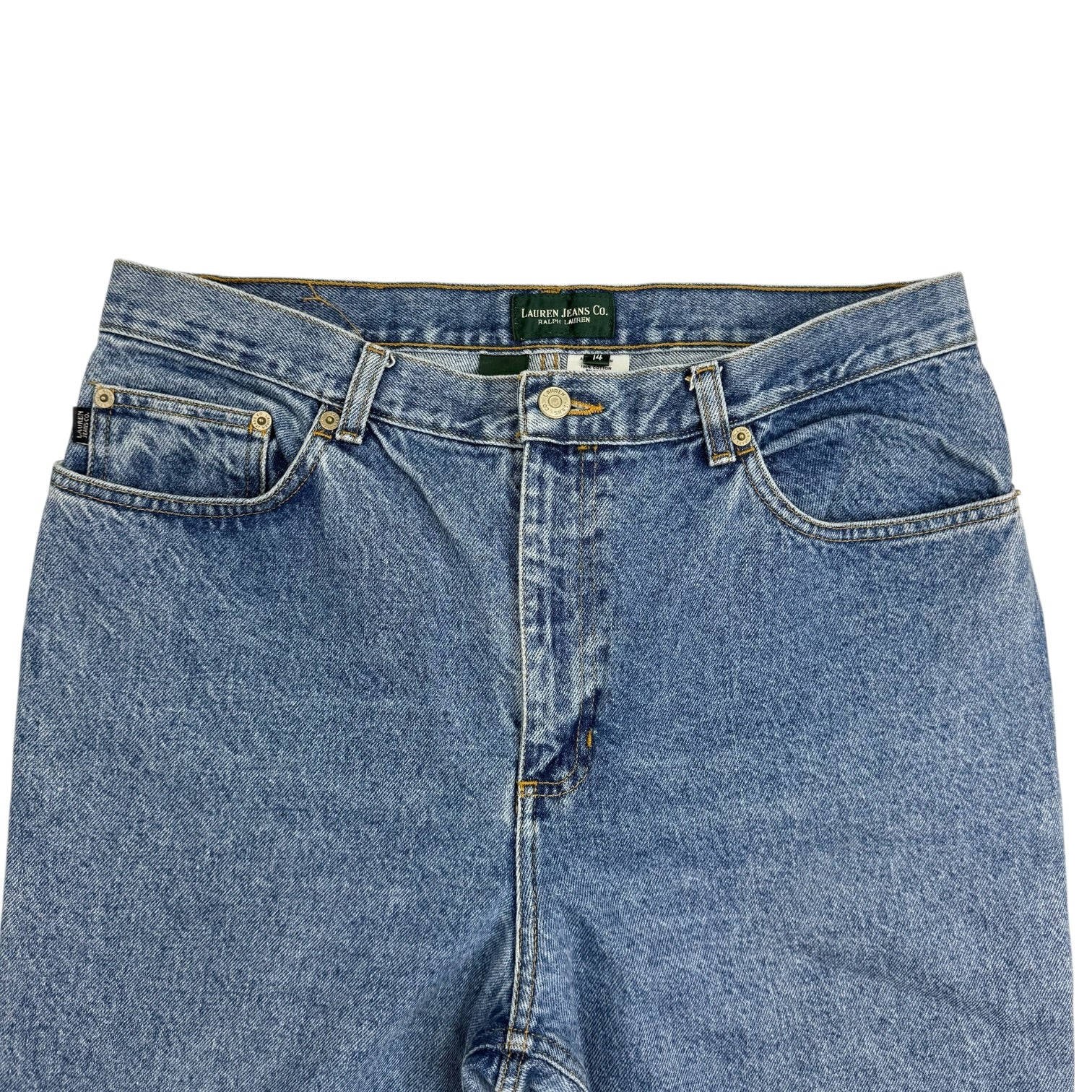 Vintage Womens Lauren Ralph Lauren Denim Pants Medium Wash