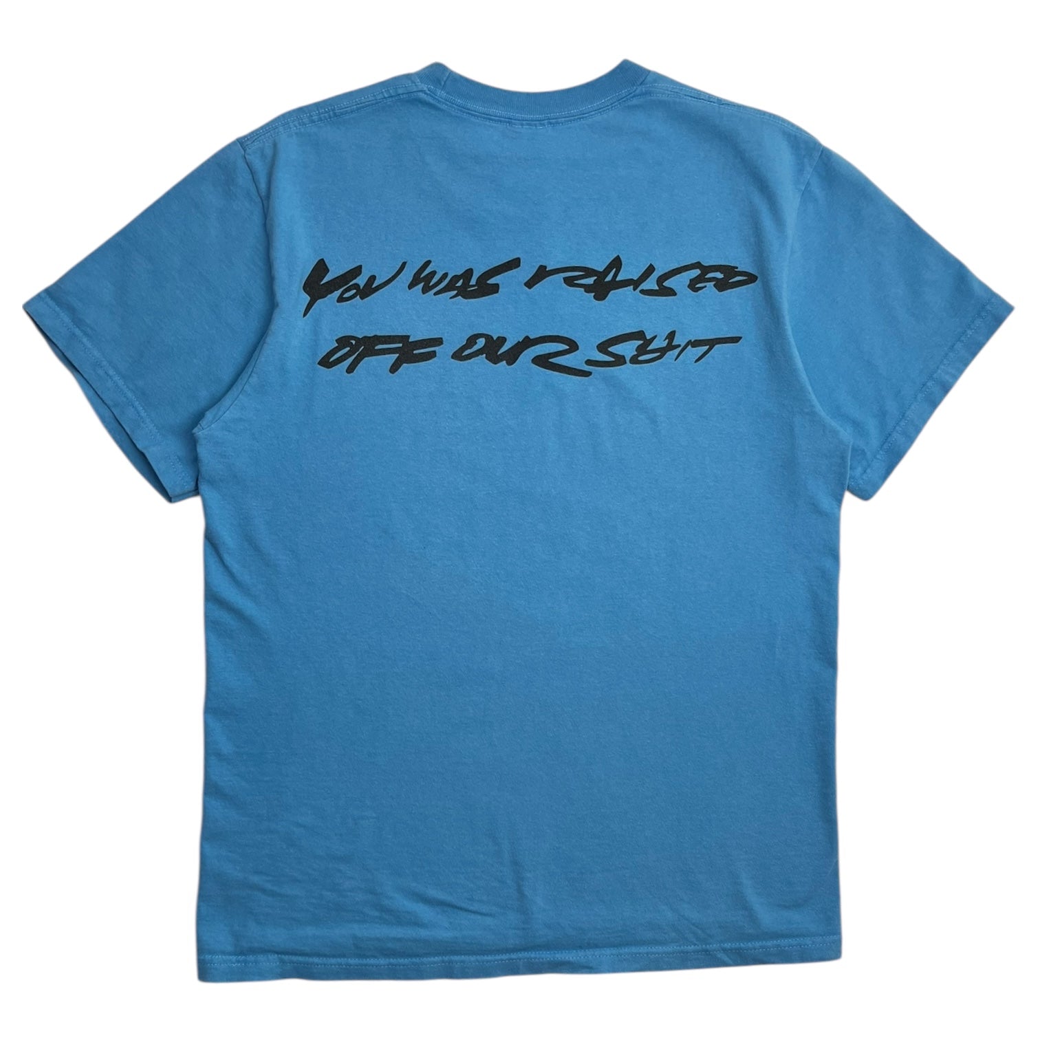 Supreme Futura Box Logo Tee Bright Blue